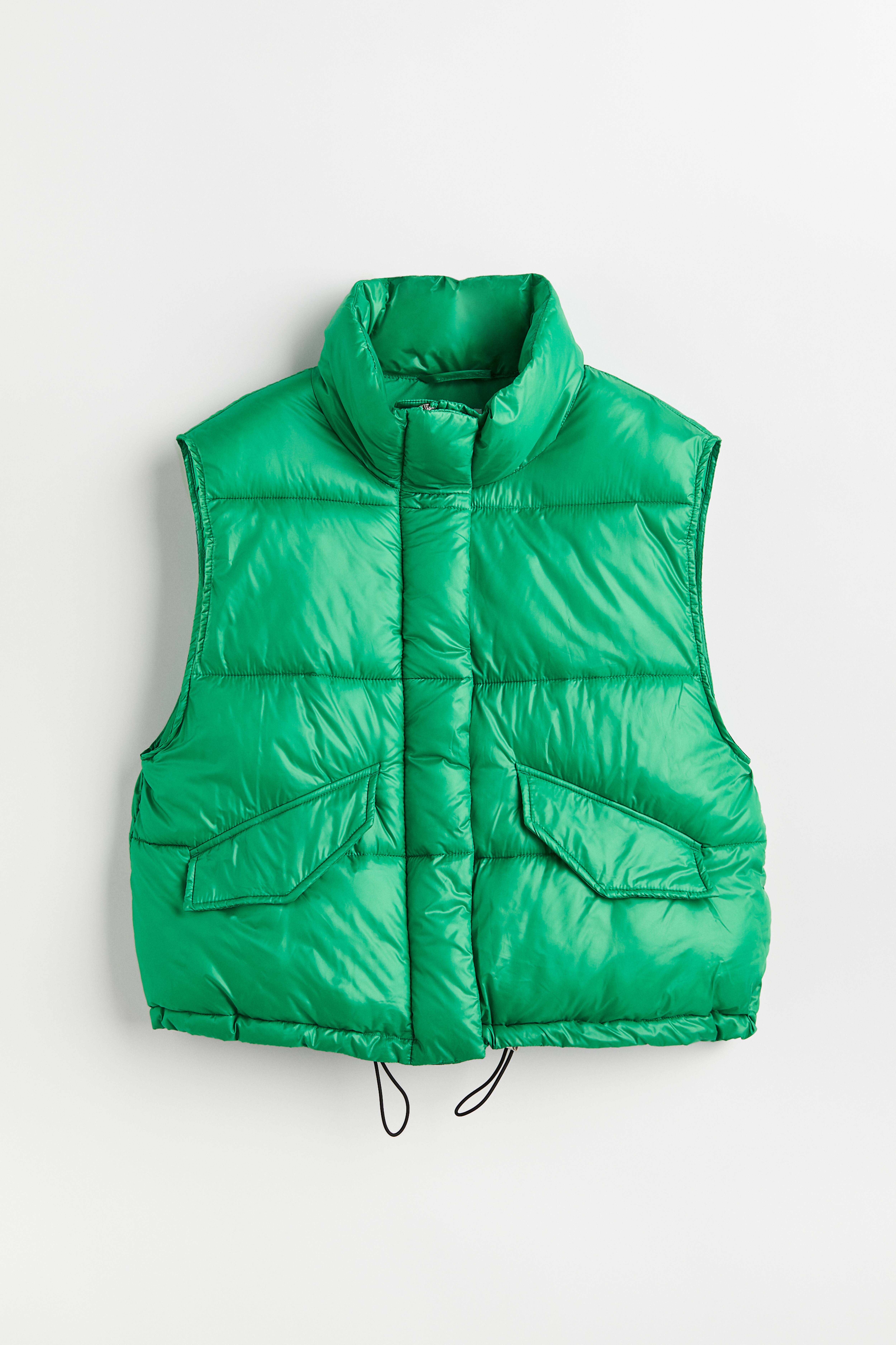 Green bubble fashion vest