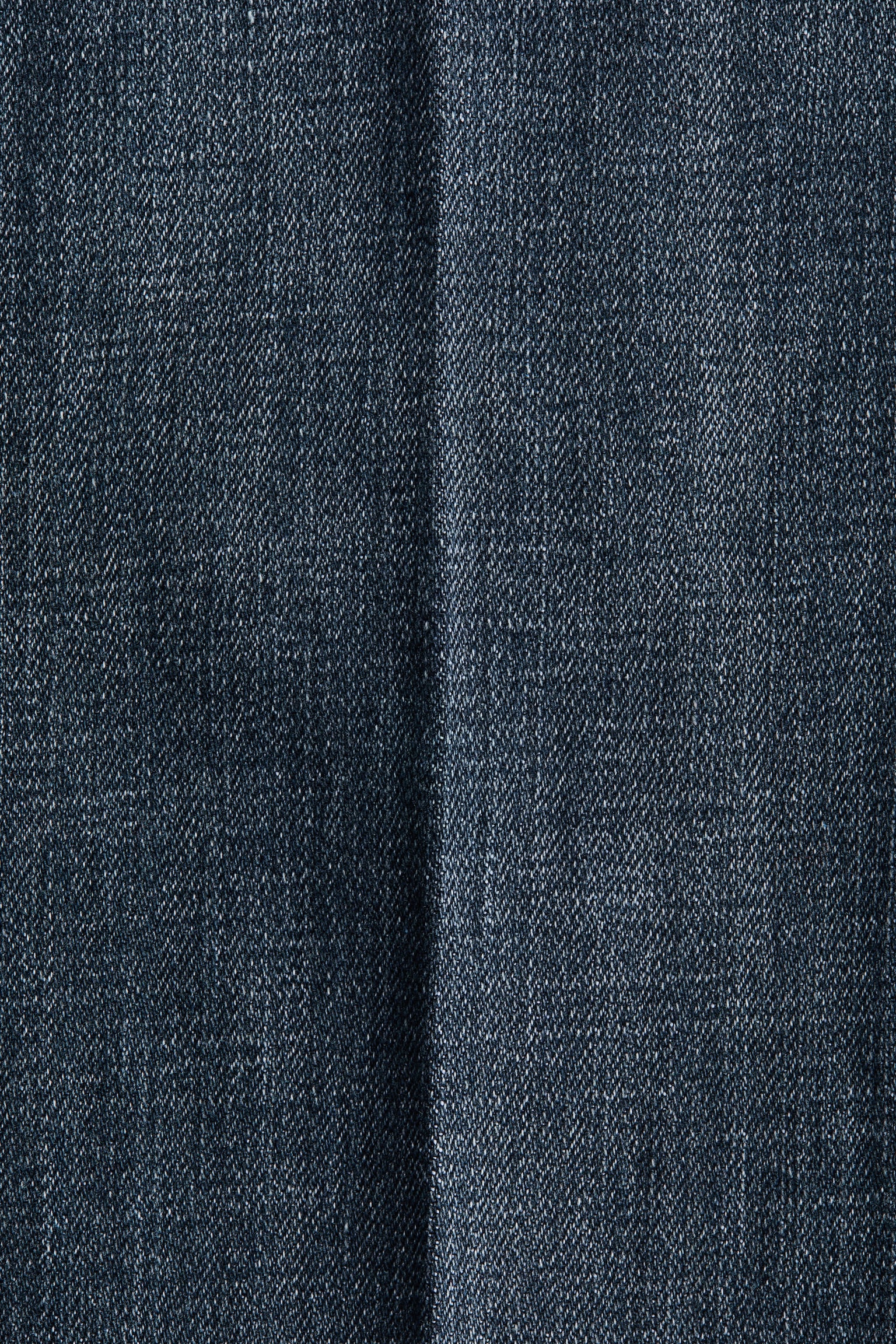 Wide High Waist Ankle Jeans - Dark denim blue - 2