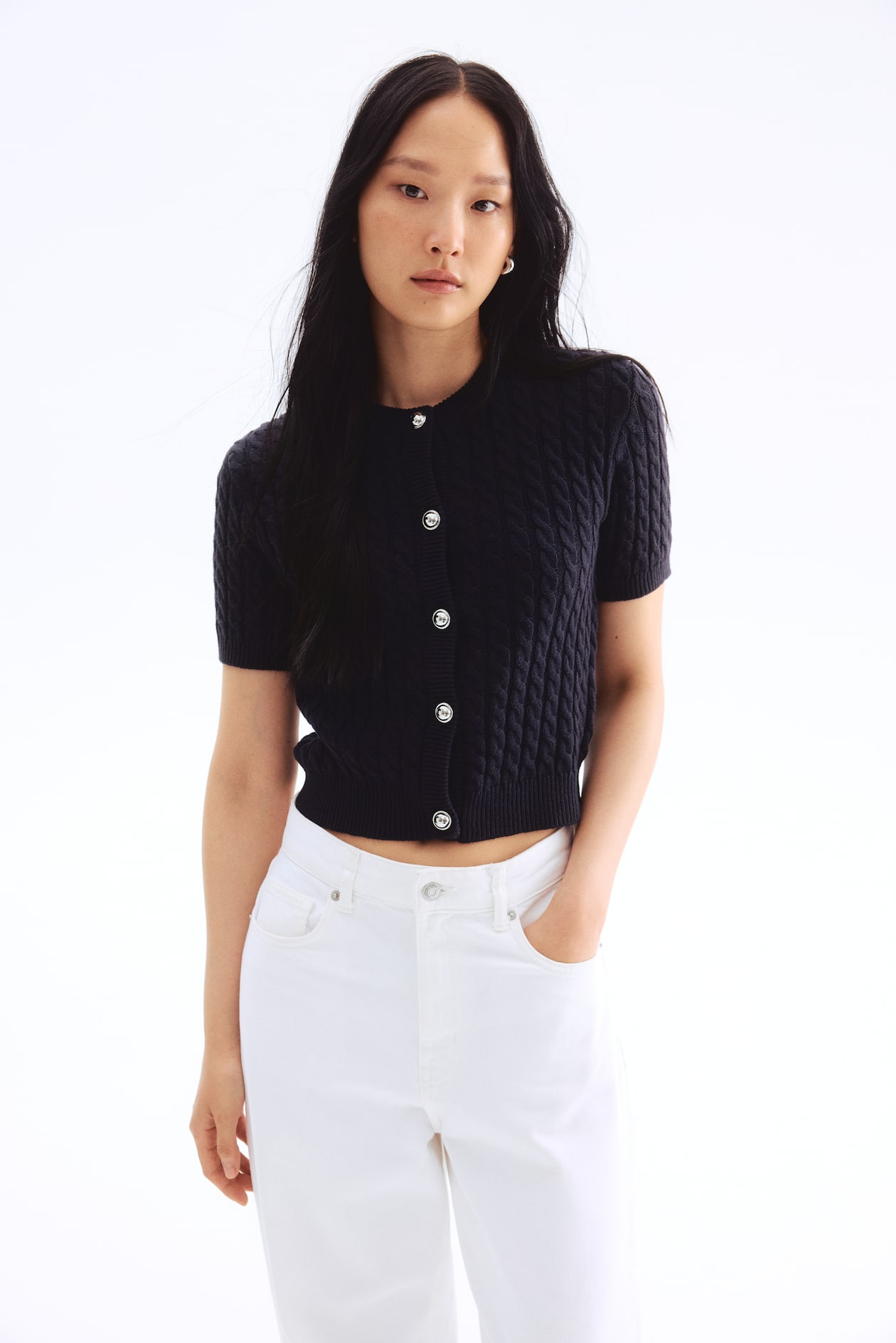 Cable-Knit Cardigan - image 2