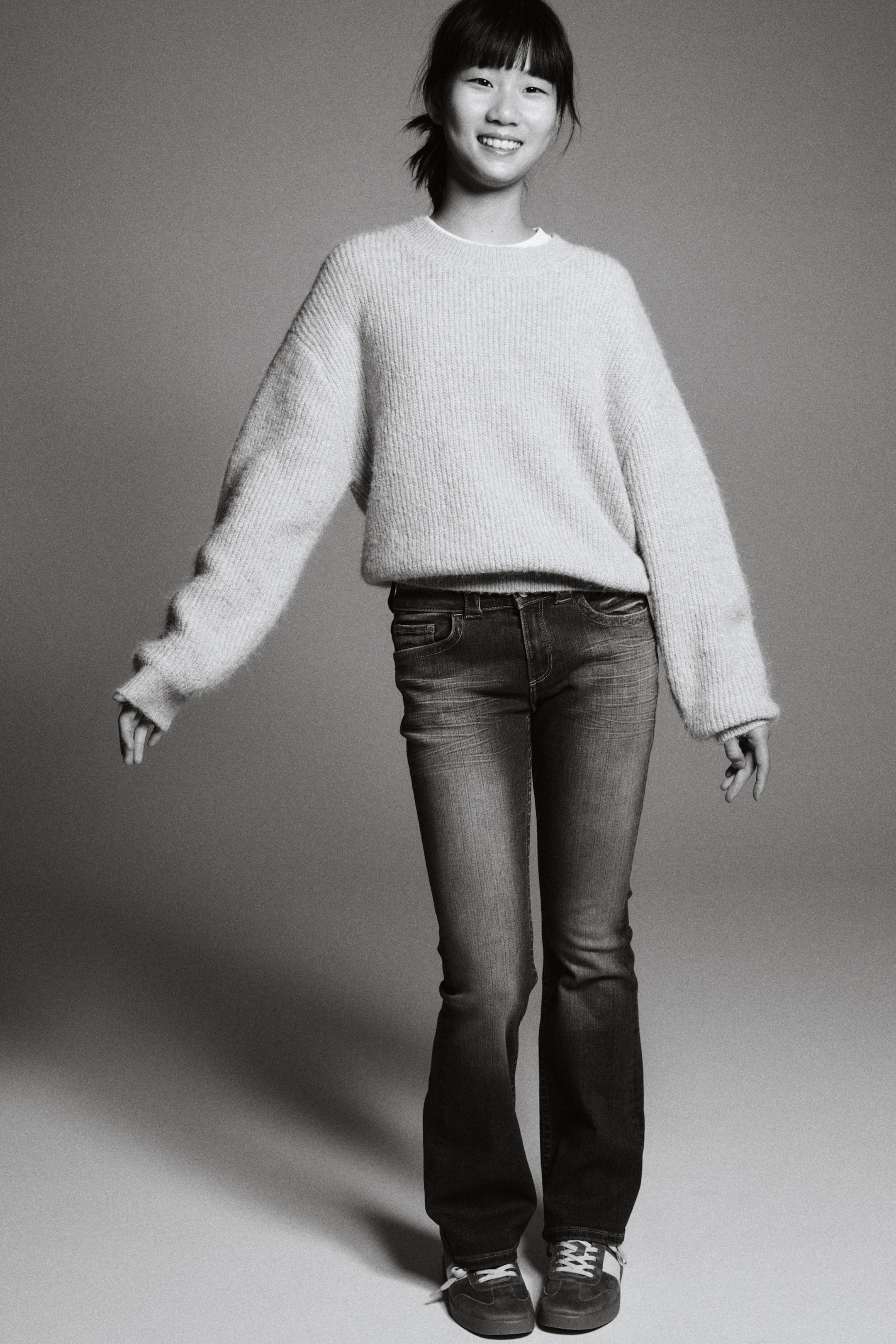 Visa större bild: Bootcut Leg Low Jeans - Denimblå - BARN | H&M SE 2