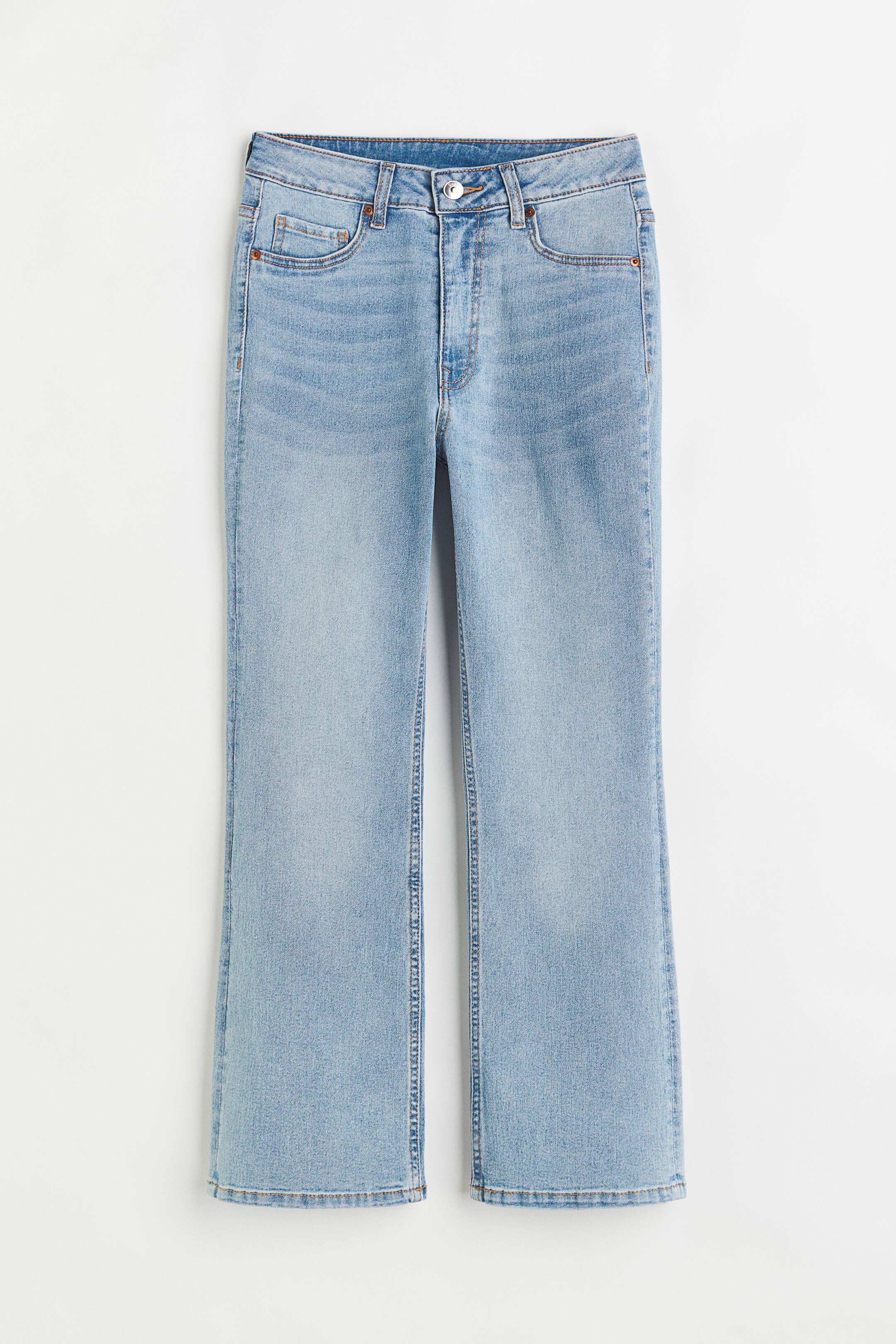 View larger image: Flared High Ankle Jeans - Light denim blue - Ladies | H&M 1
