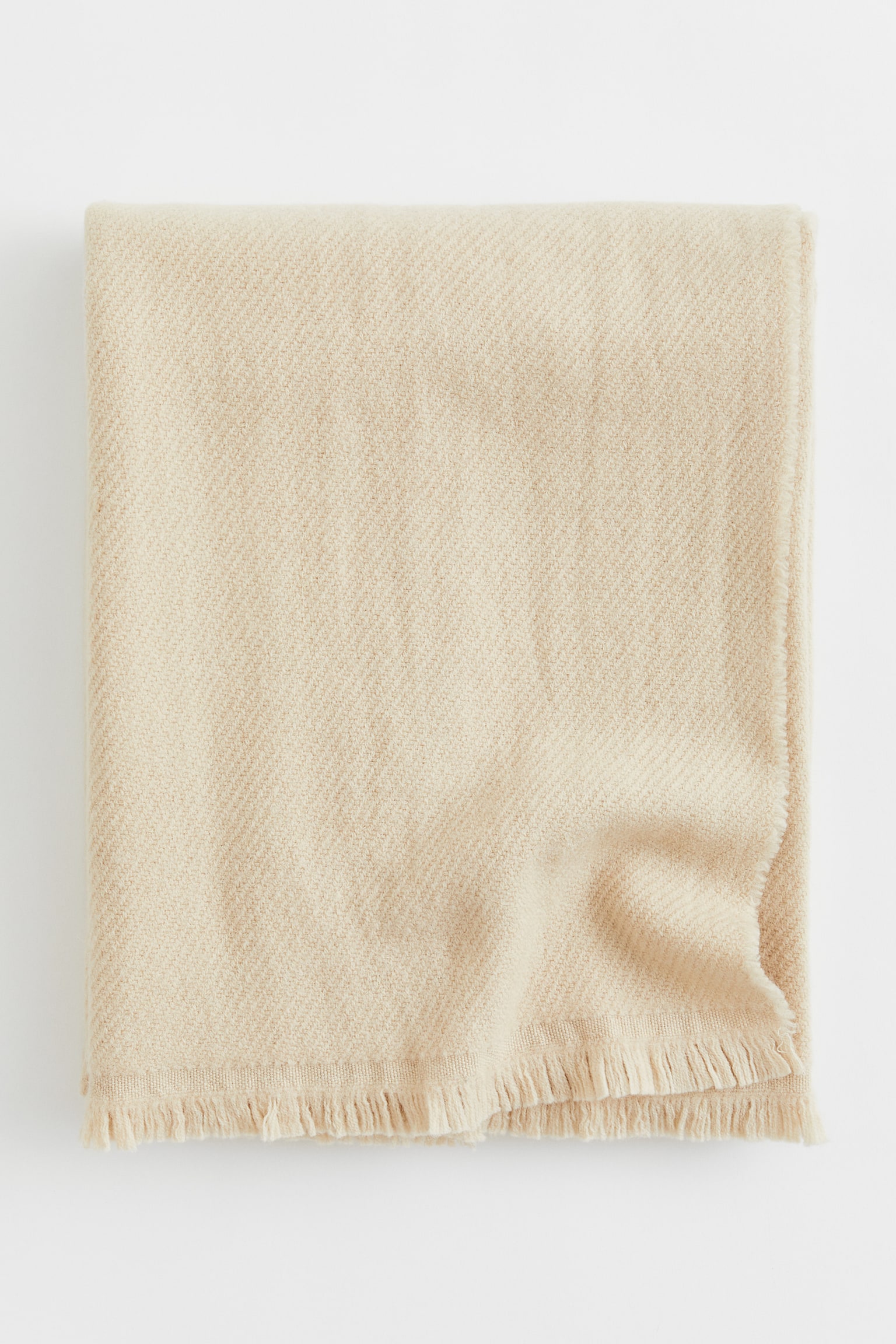 Wool blanket - Light beige - 1