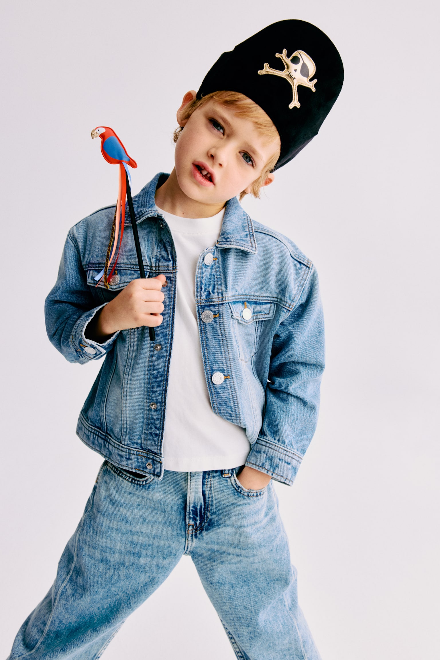 3-piece fancy dress pirate set - Black/Pirate - 1