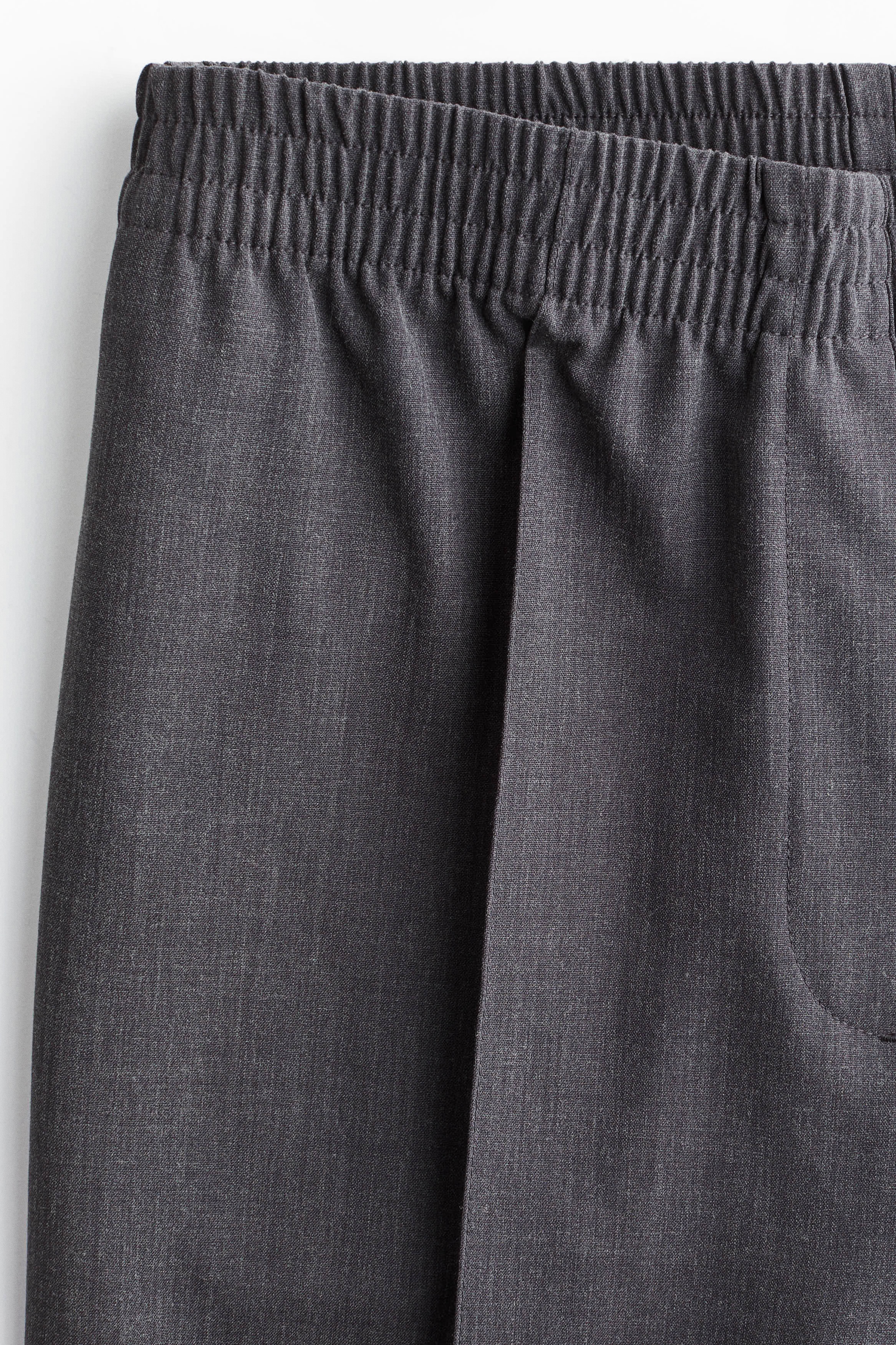 Crease-leg trousers