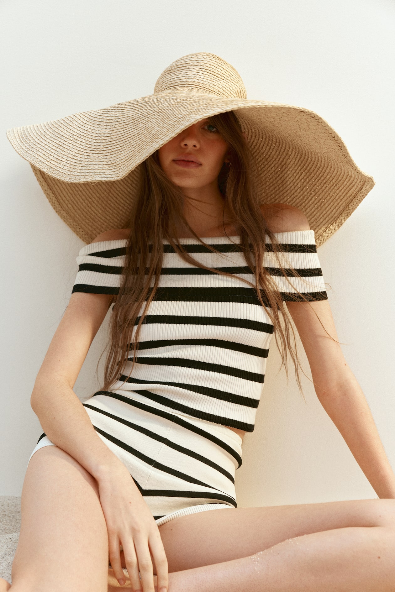 Rib-Knit Off-the-Shoulder Top - image 2