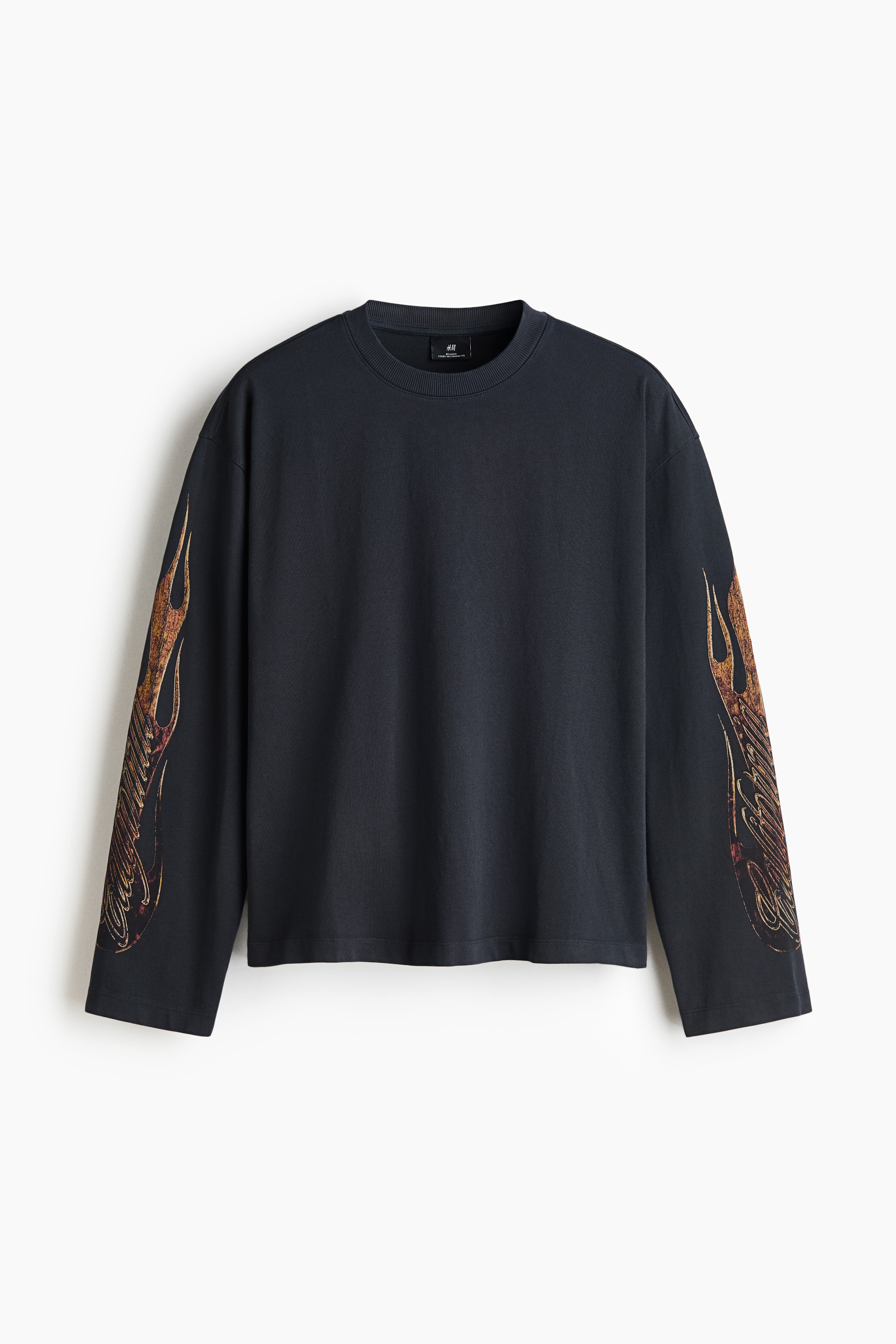 T-shirt Relaxed Fit à manches longues