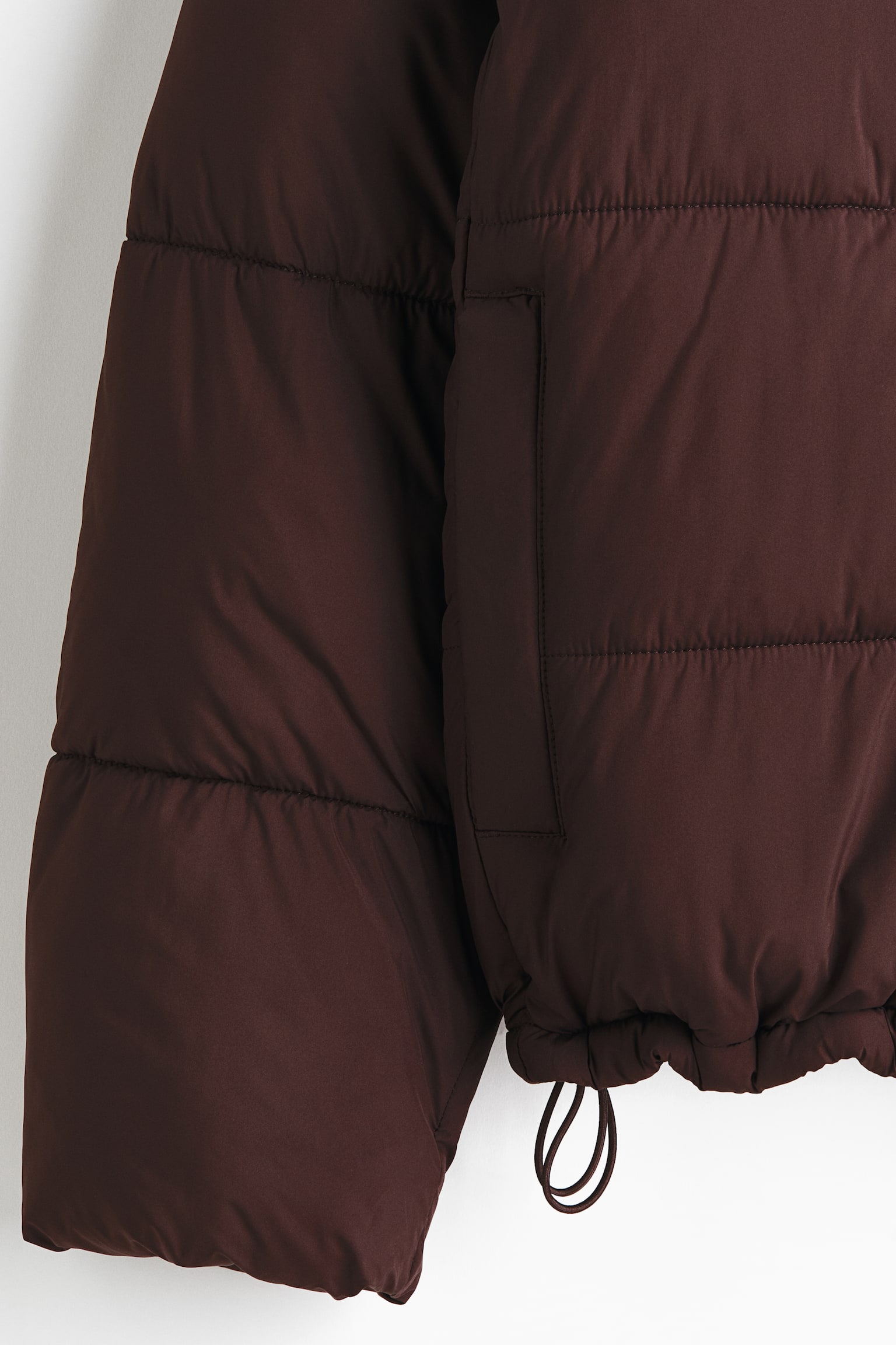 Piumino idrorepellente - Marrone scuro/Nero - 6