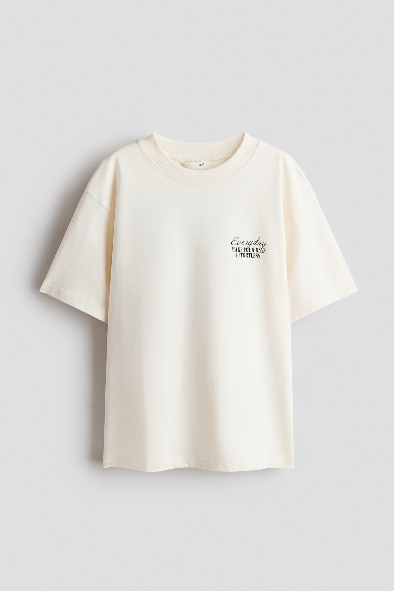 T-shirt loose imprimé - Crème/Effortless/Gris foncé/Non-Stop/Bleu vif/Champs/Rouge/Manhattan/Gris clair chiné/NYC/Blanc/State Champions 98/Crème/NYC/Bleu acier/LA/Blanc/Staten Island/Blanc/NASA/Blanc/marbré/Gris/Los Angeles/Noir/East Coast/Crème/Cali/Bleu clair/batik/Turquoise clair/New York - 1