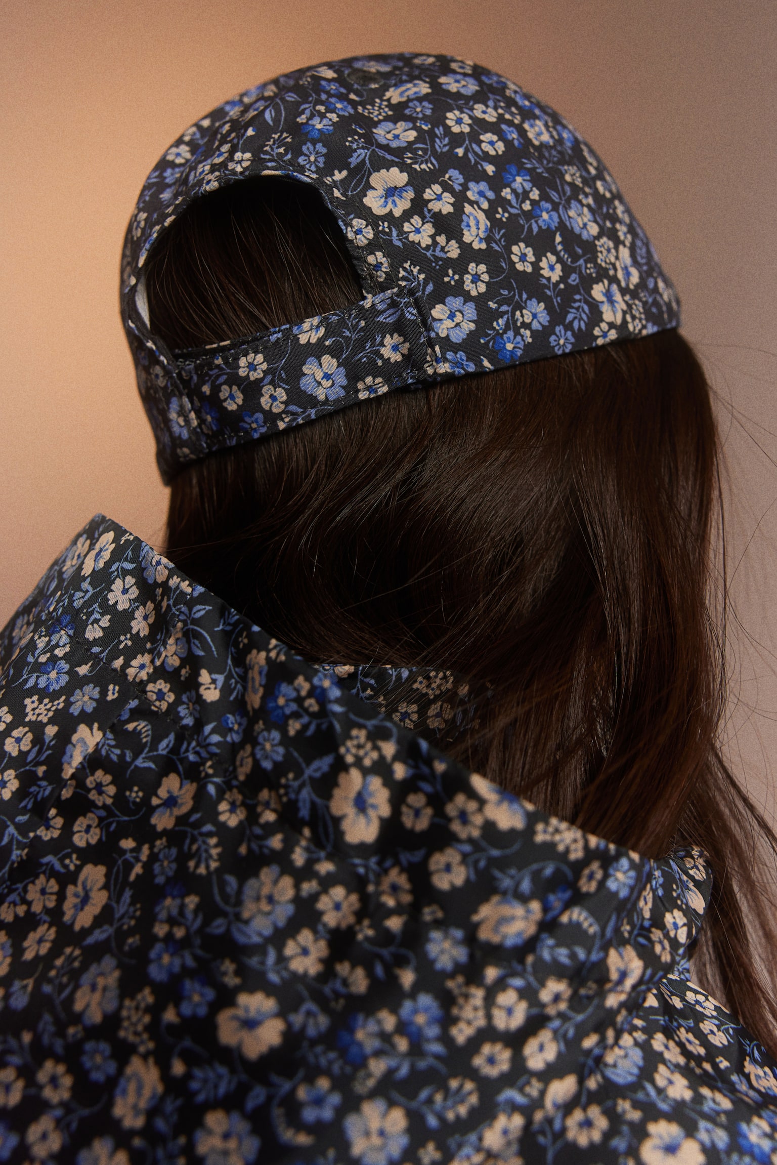 Printed cap - Dark grey/Floral - 4