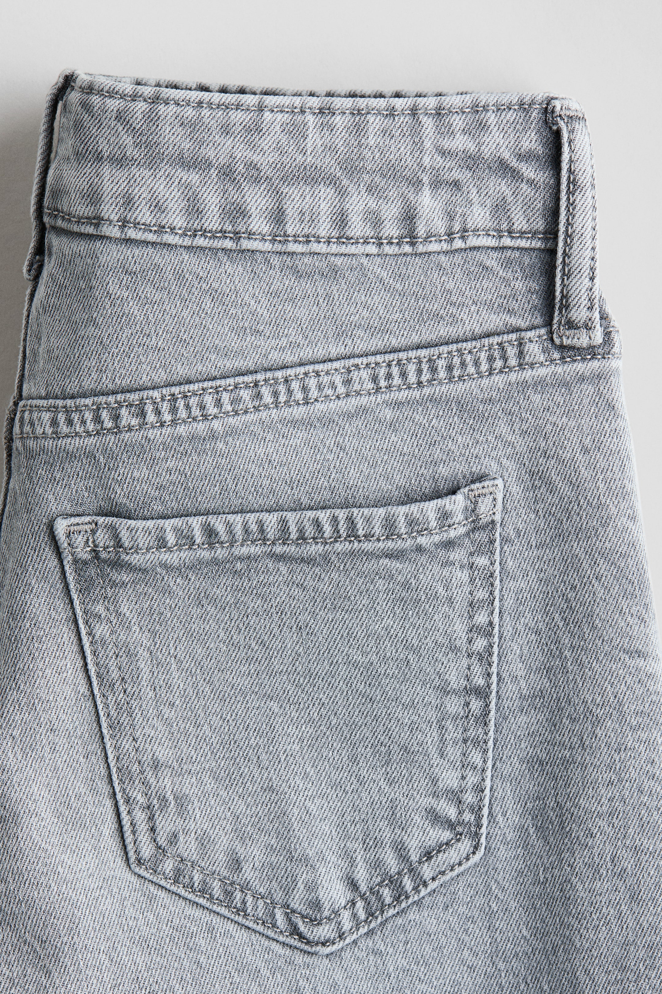 Преглед на по-голямо изображение: Wide Leg Jeans - Светлосив деним - ДЕЦА | H&M BG 3