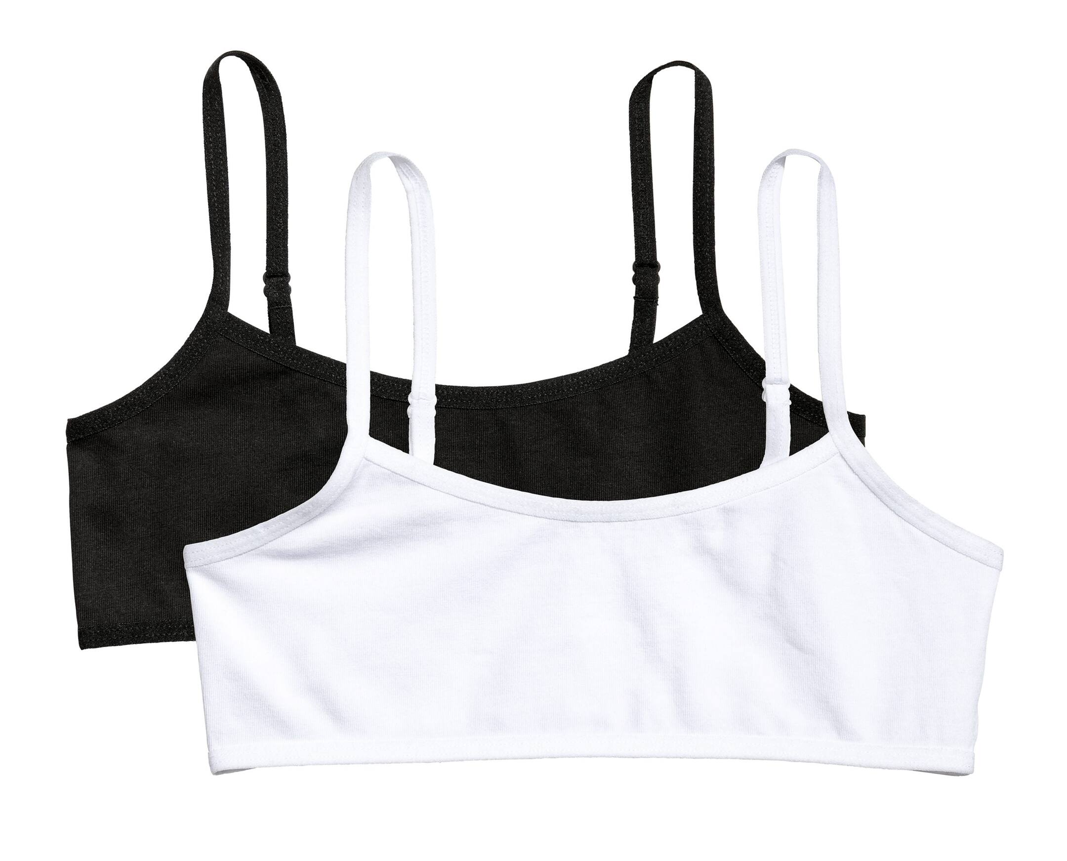 View larger image: 2-pack crop tops - Black - Kids | H&M IE 1