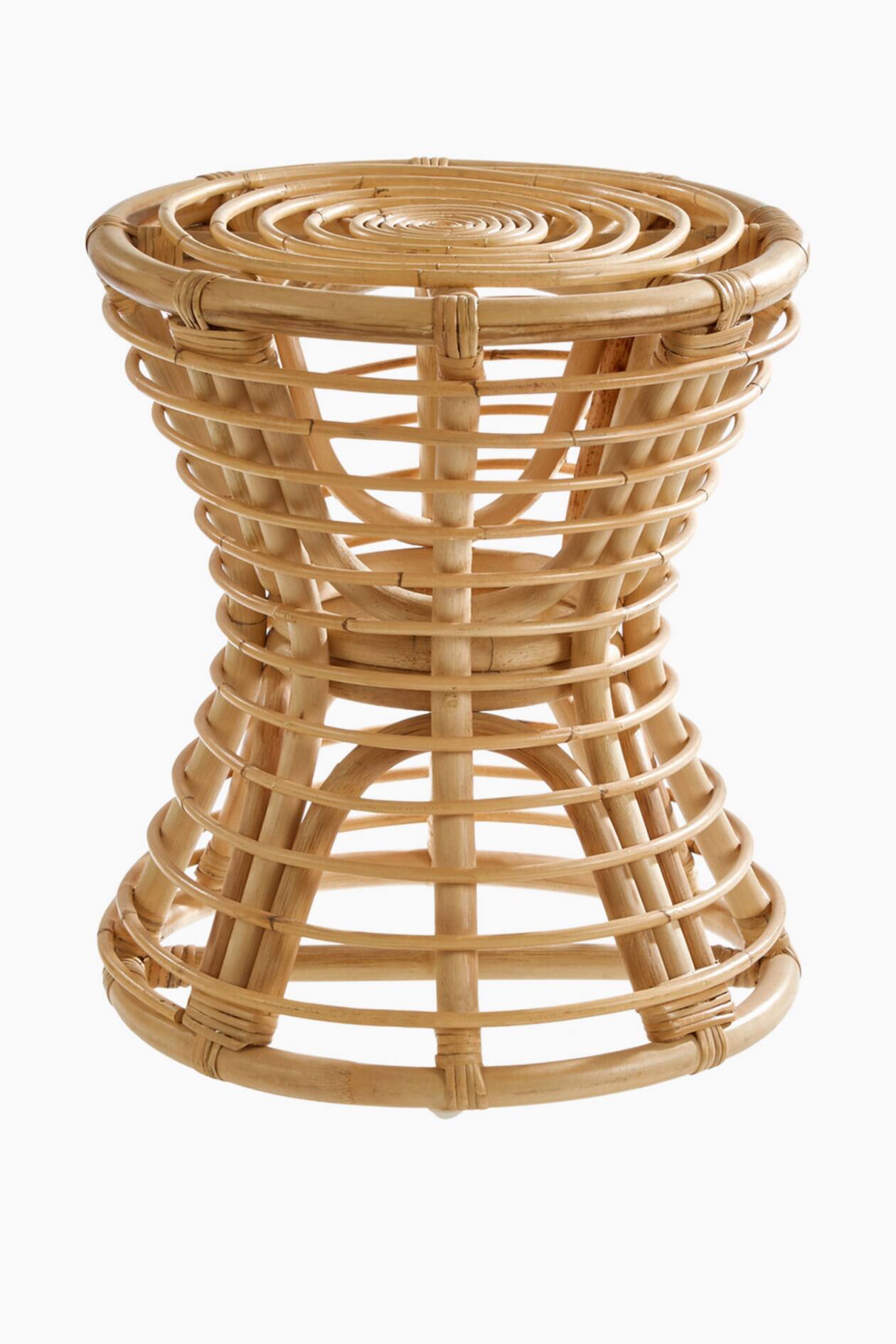 Mk Rattan Natural Maka Rattan Stool at H&M Home | H&M GB