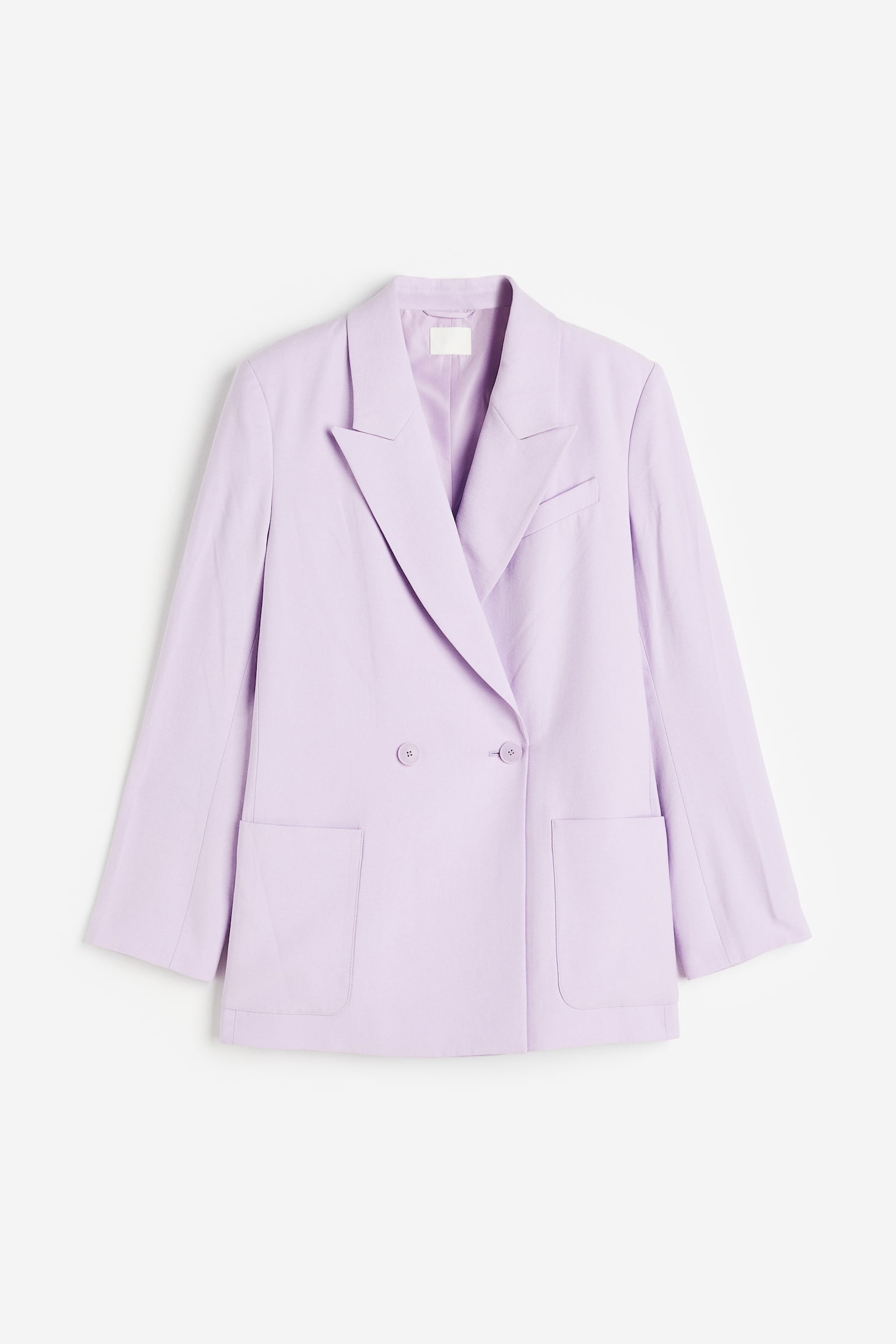 Double-breasted blazer - Lilac - 1