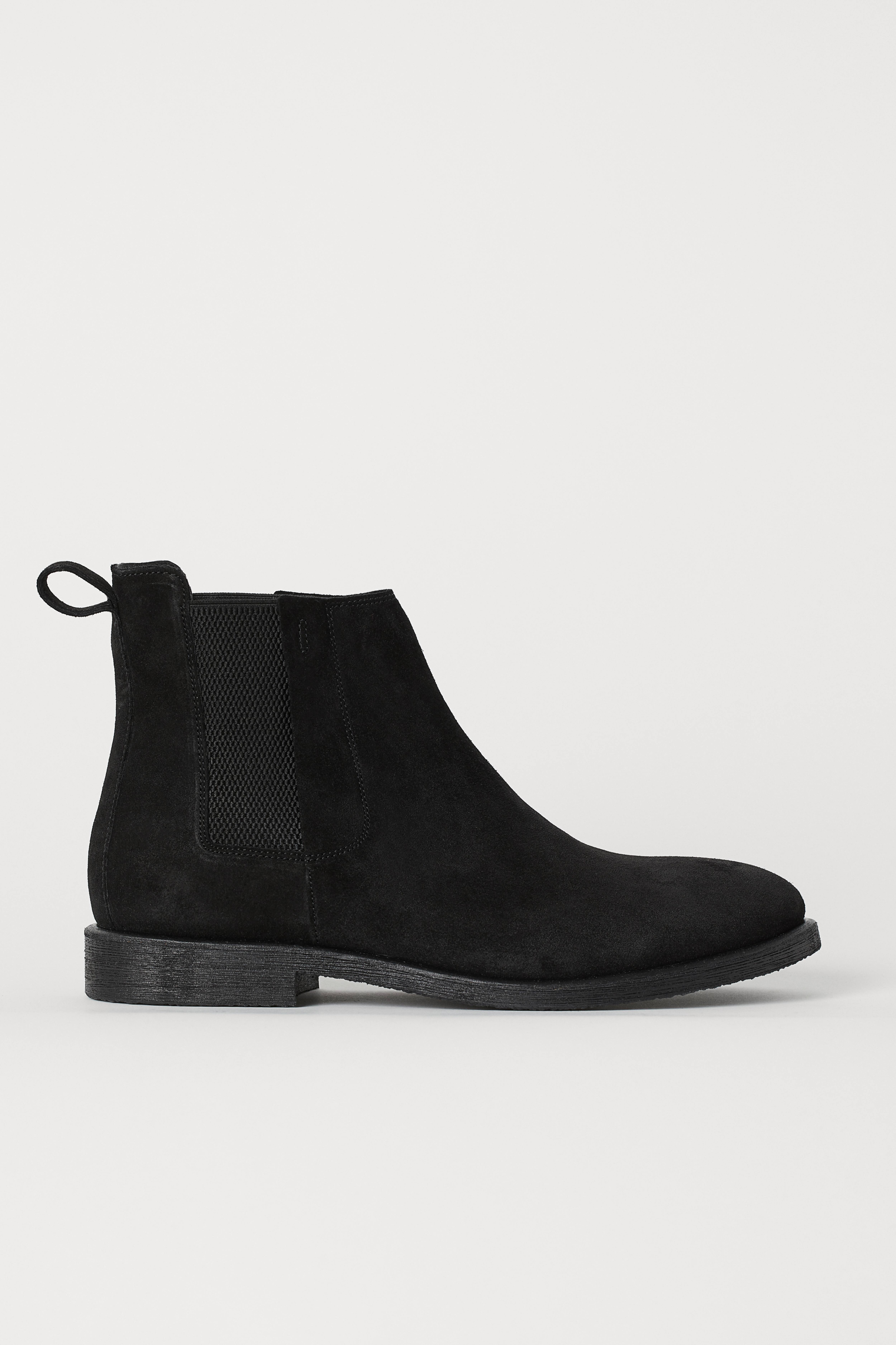 Black chelsea boots mens h&m best sale