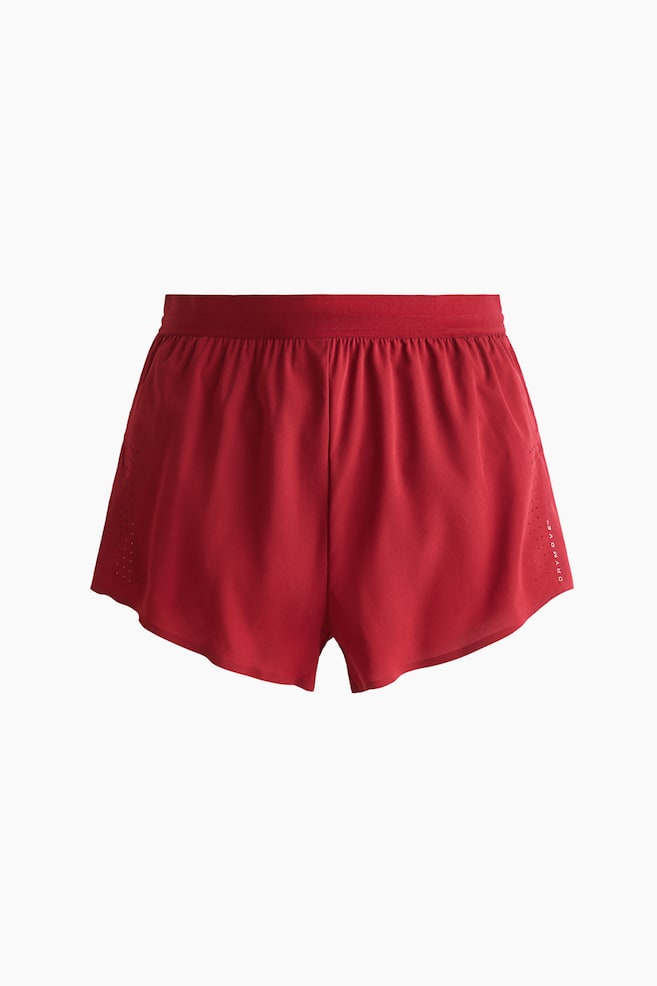 Short Running Shorts with DryMove™ - Burnt red/Black/Plum/Warm brown/Black/Light gray - 1