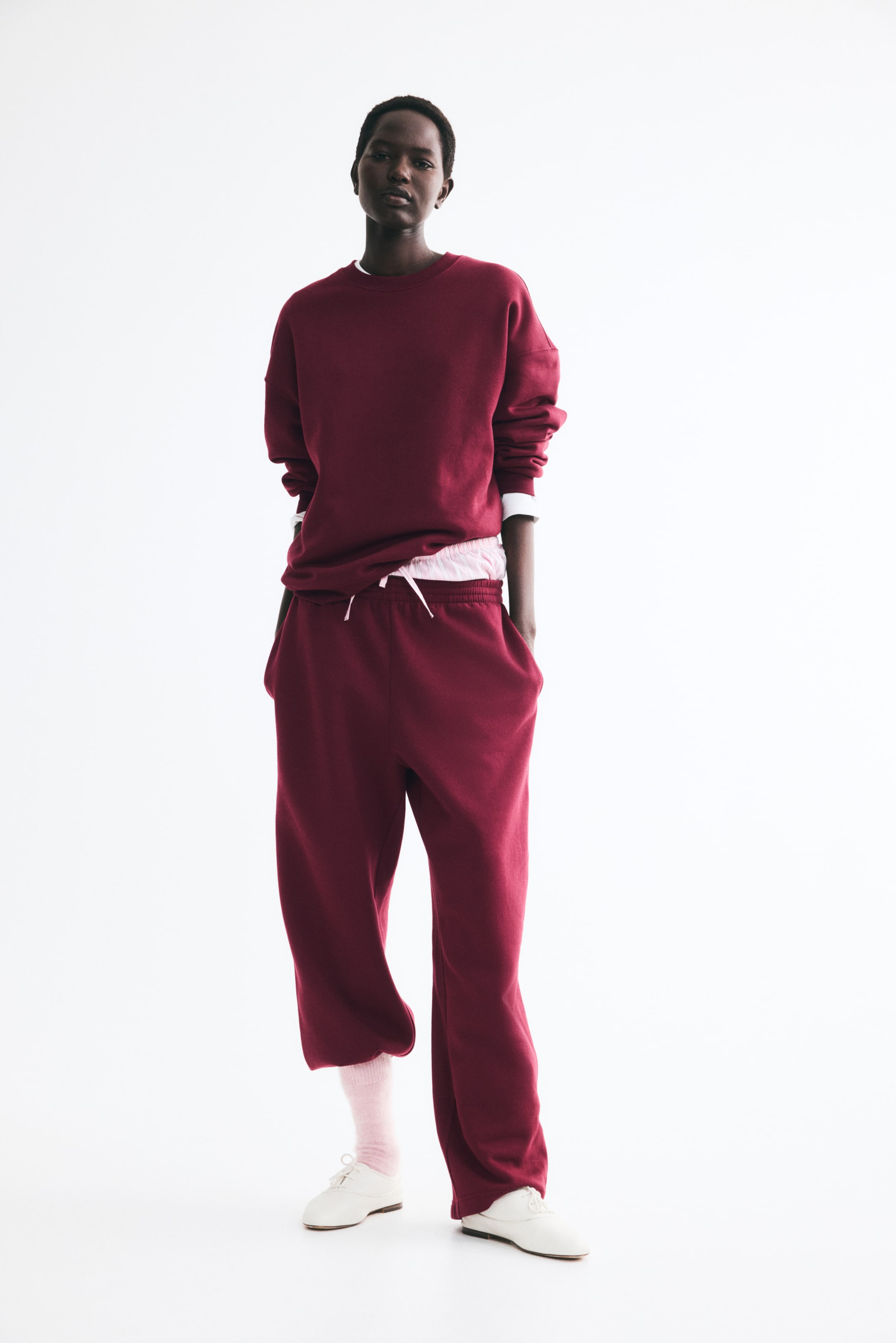 View larger image: Sweatpants - Burgundy - Ladies | H&M 1