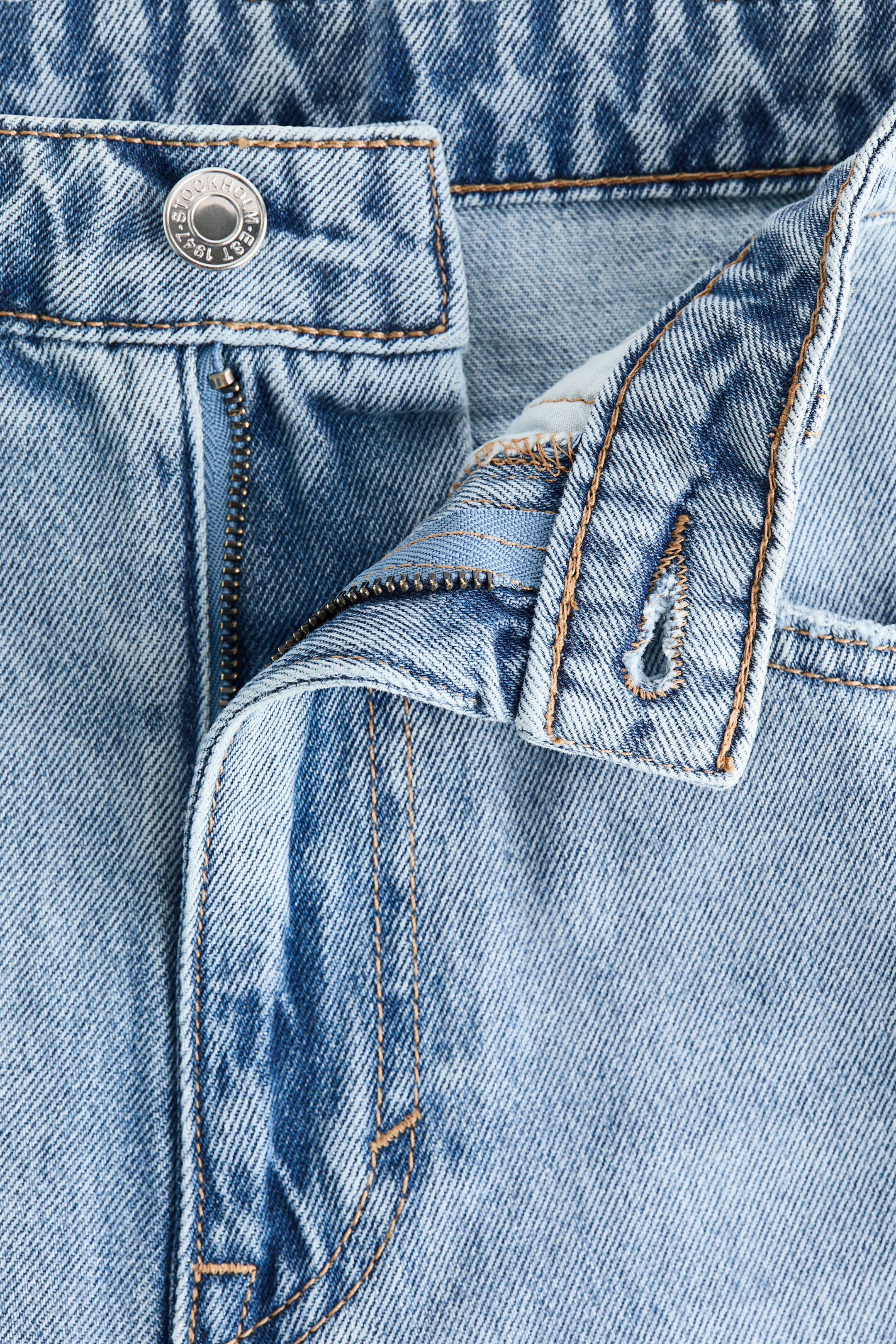 Denim Bermuda Shorts