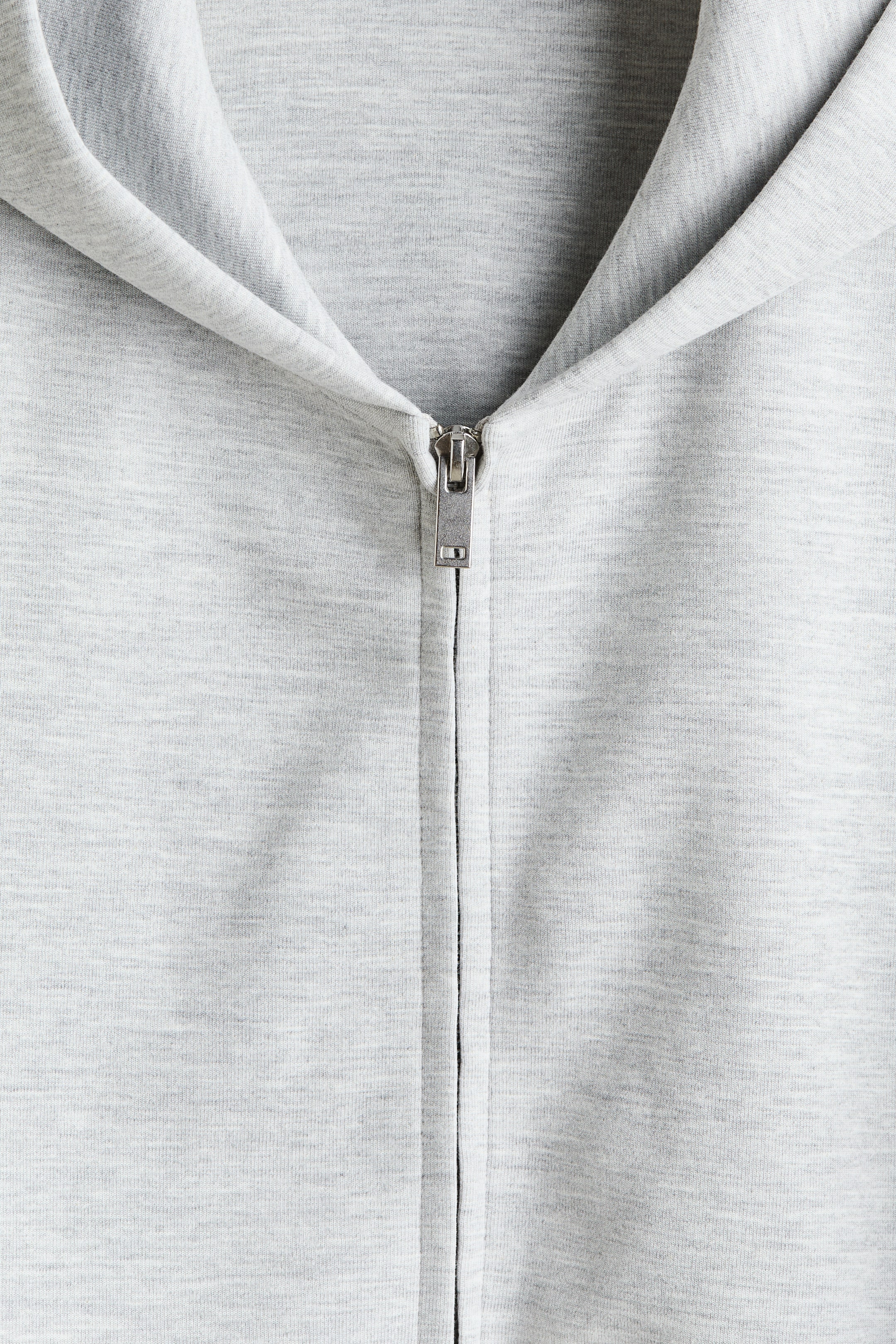 Oversized Interlock Hooded Jacket