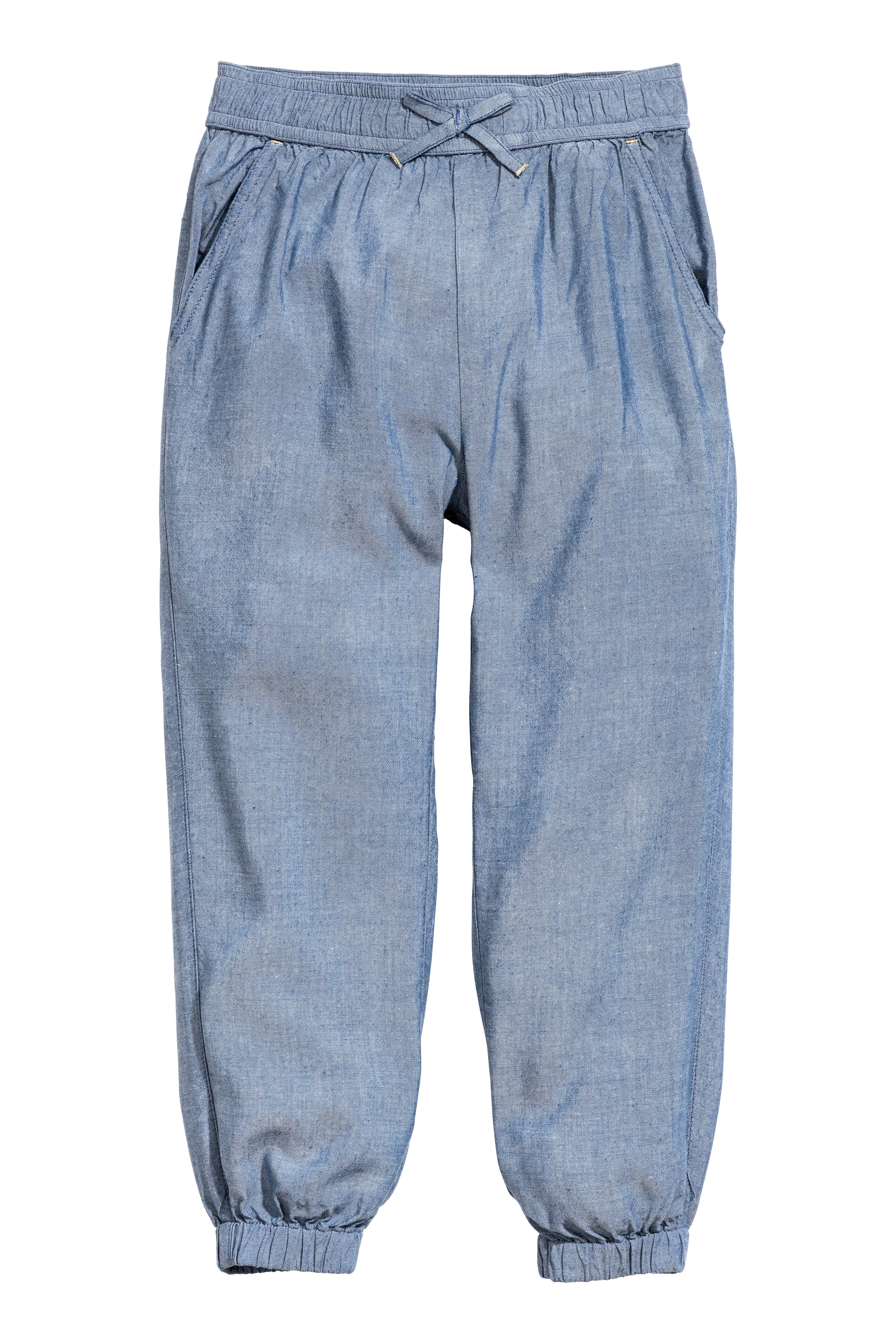 View larger image: Pull-on trousers - Blue/Chambray - Kids | H&M GB 1