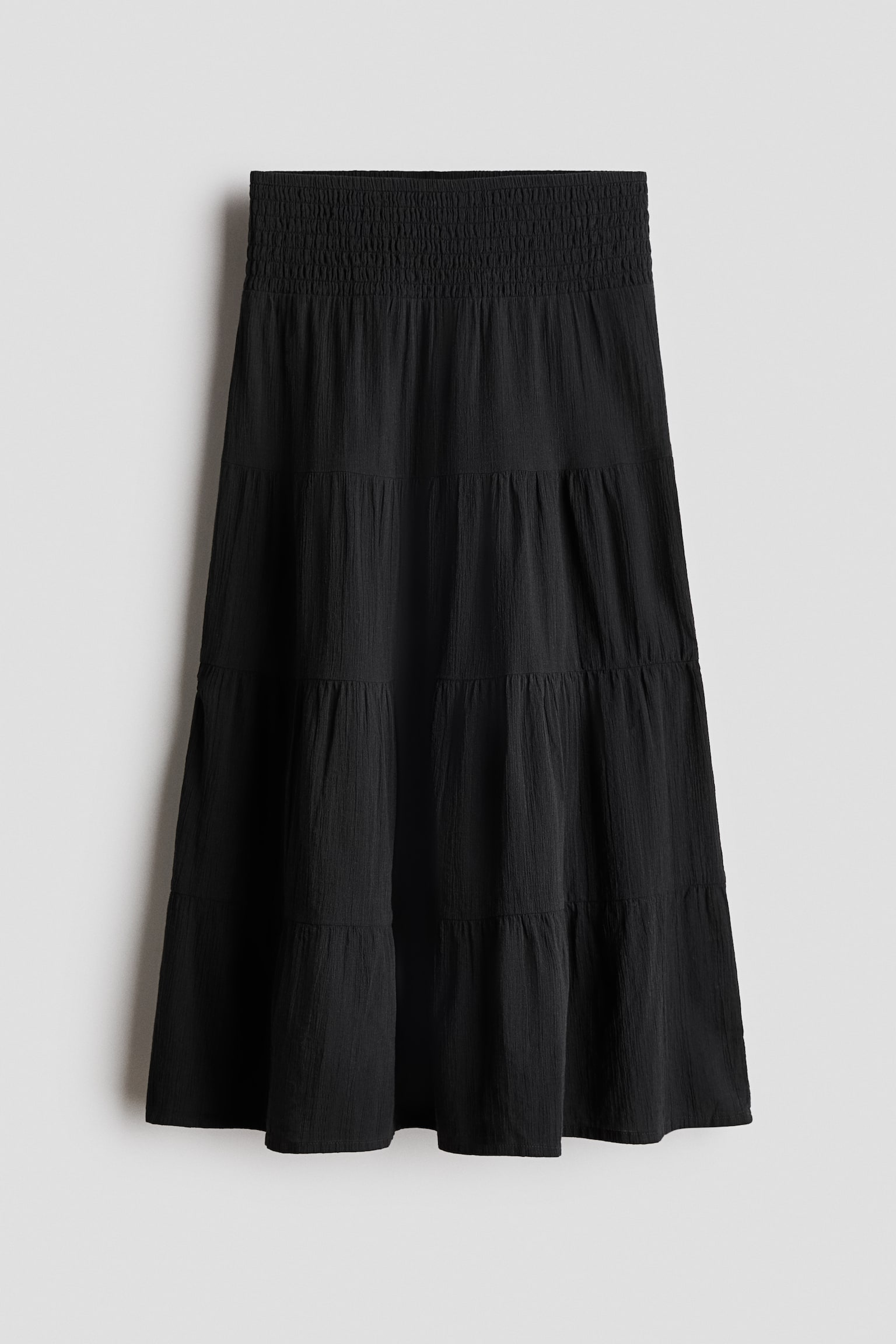 Jupe à étages - Noir/Bleu clair/Blanc/fleuri/Rose clair/motif/Blanc - 1