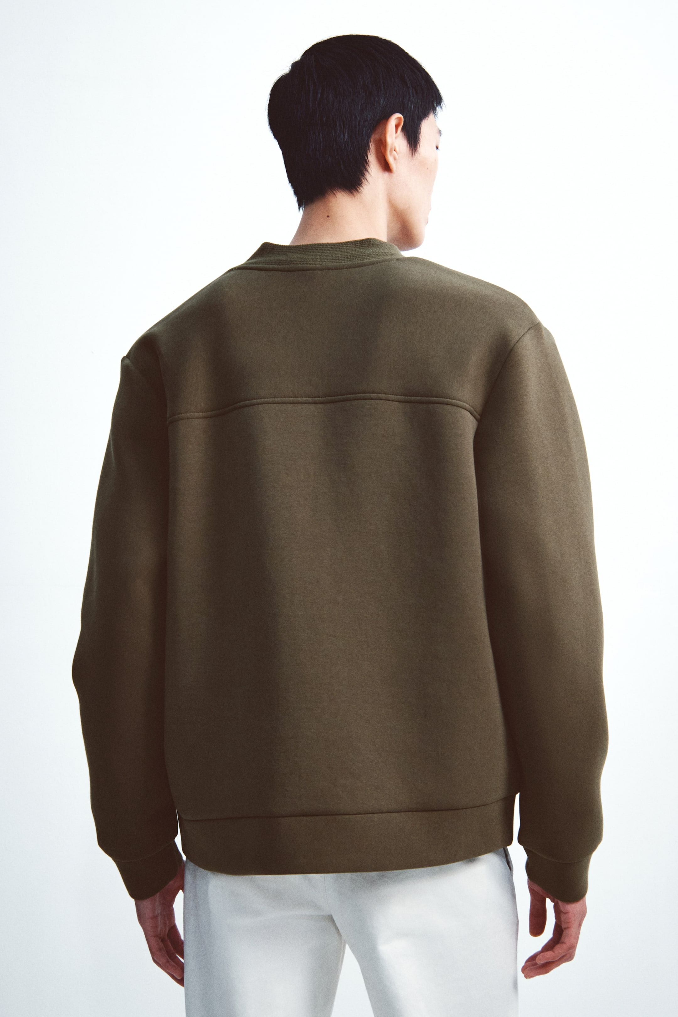 Xem ảnh lớn hơn: Áo cardigan Loose Fit - Màu xanh kaki đậm - Men | H&M VN 3