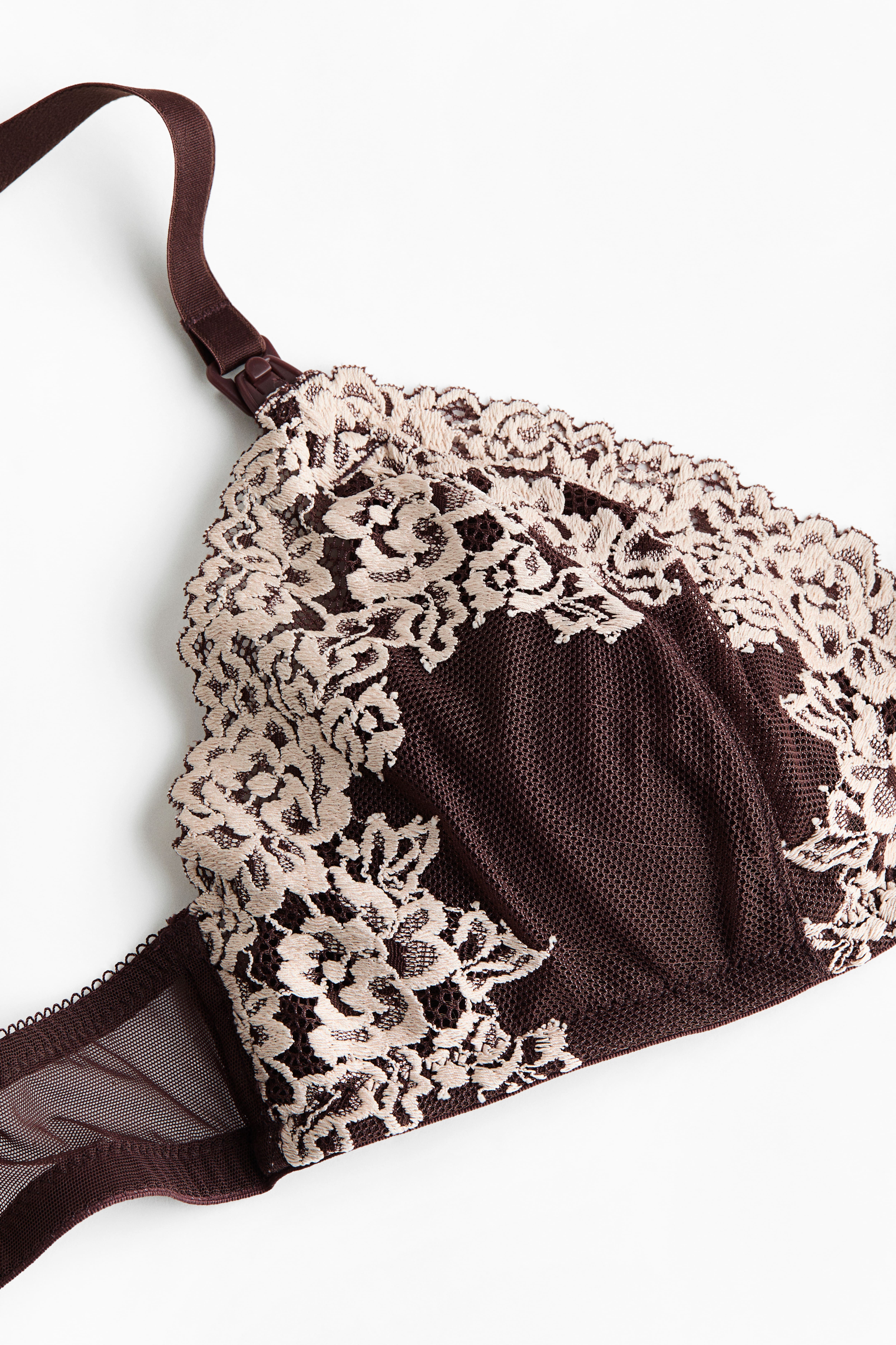 MAMA Padded Lace Nursing Bra