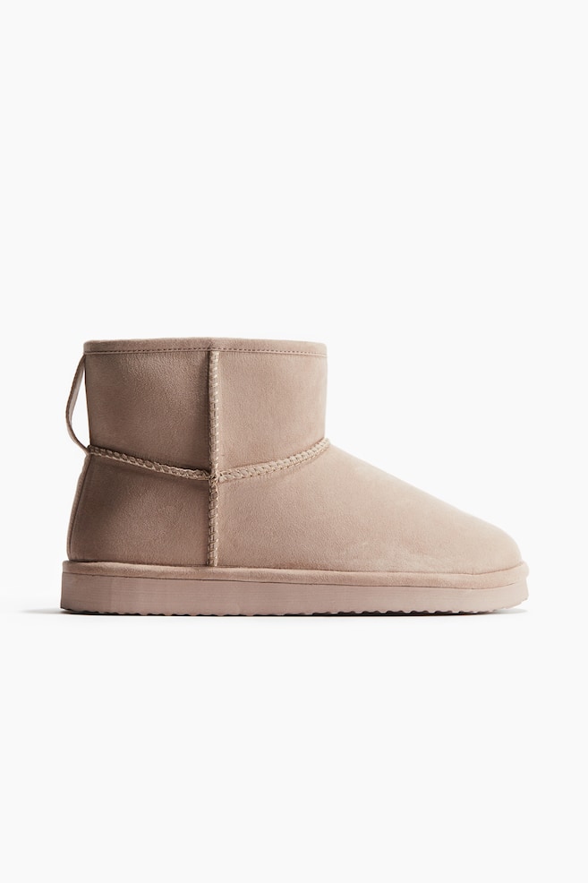 Bottines chaudement doublées - Beige clair/Marron/motif léopard/Noir/Beige foncé/Beige foncé - 1