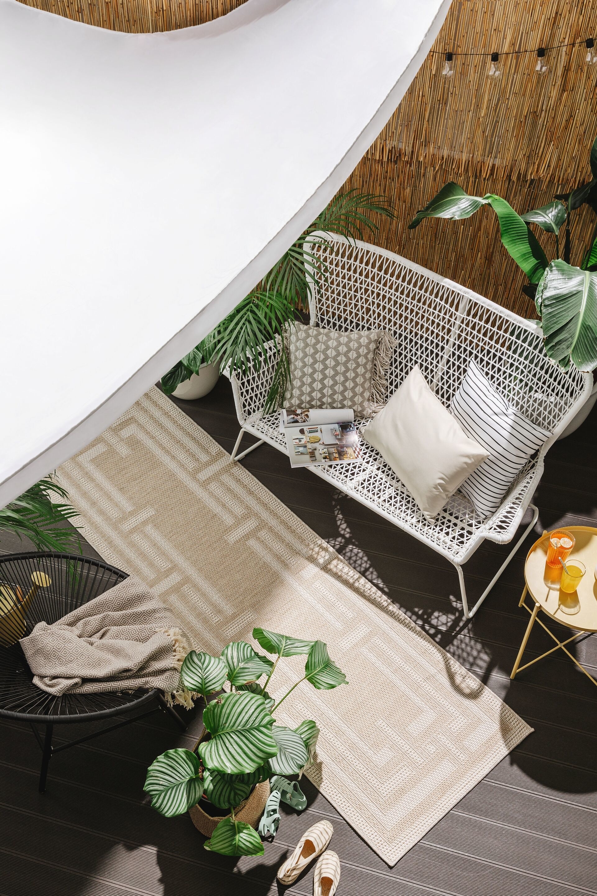 Passatoia Per Interno Ed Esterno Bronco - Crema/Grigio