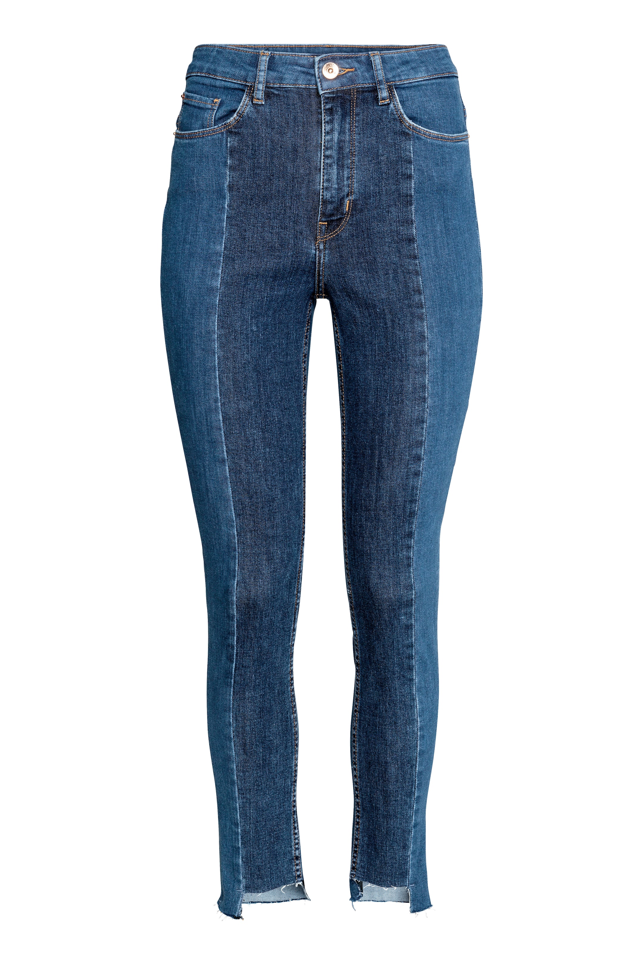 Agrandir l'image: Straight High Jeans - Bleu denim - FEMME | H&M FR 1