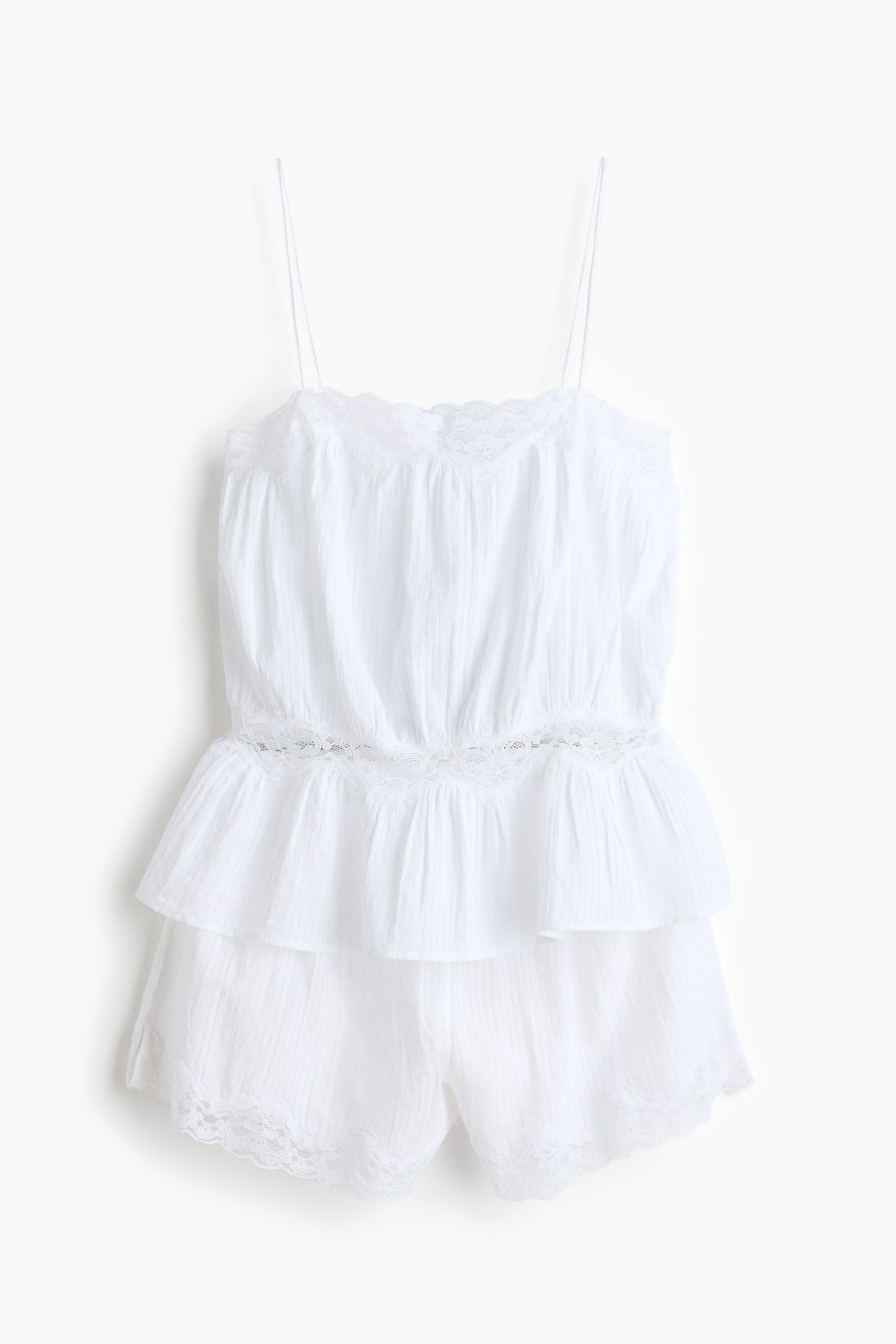 Crinkled Cotton Pajamas