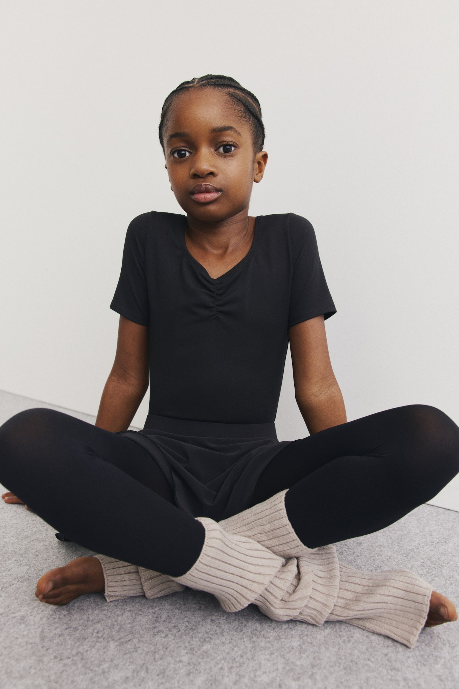 レオタード&スカート 2アイテムセット DryMove™ - ブラック/ライトピンク/ダスティパープル/ホワイト/ブラック/ピンク - 7