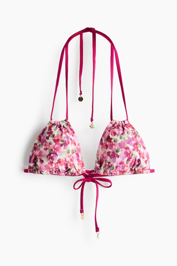 Верх бикини, уплотнённая чашка, треугольные чашки — H&M