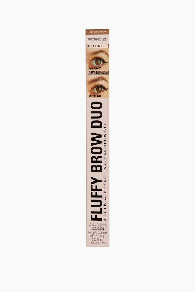 Fluffy Brow Filter Duo - Medium Brown/Granite/Bronde/Dark Brown/Ash Brown - 1