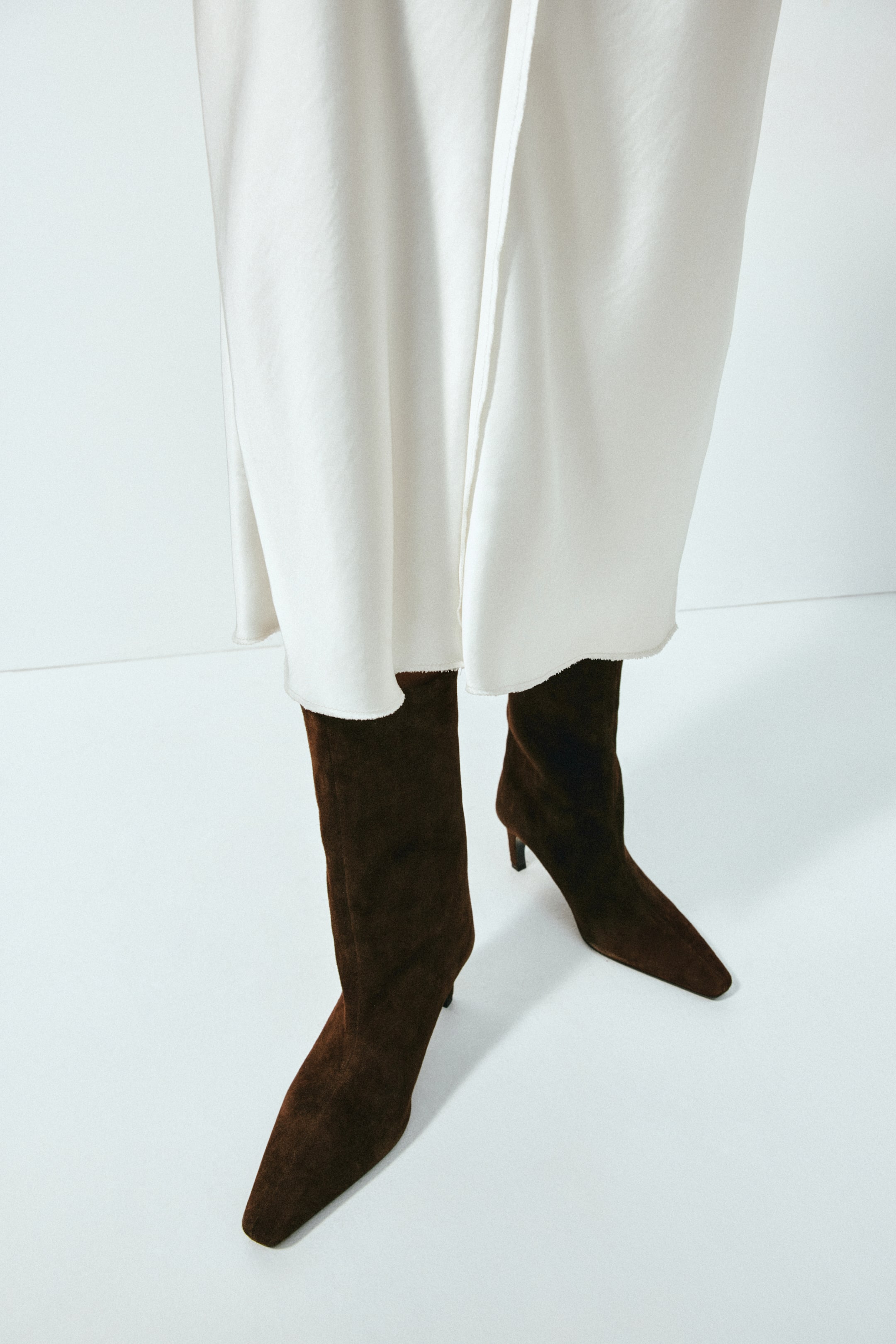 Heeled Suede Boots