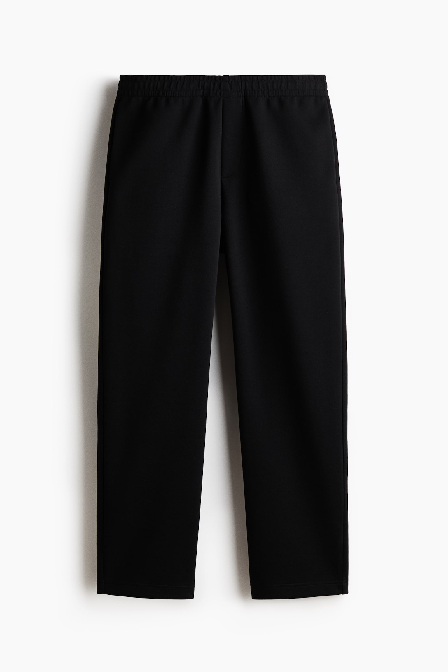 Sweatpants van interlocktricot Relaxed Fit - Zwart/Marineblauw/Lichtgrijs gemêleerd