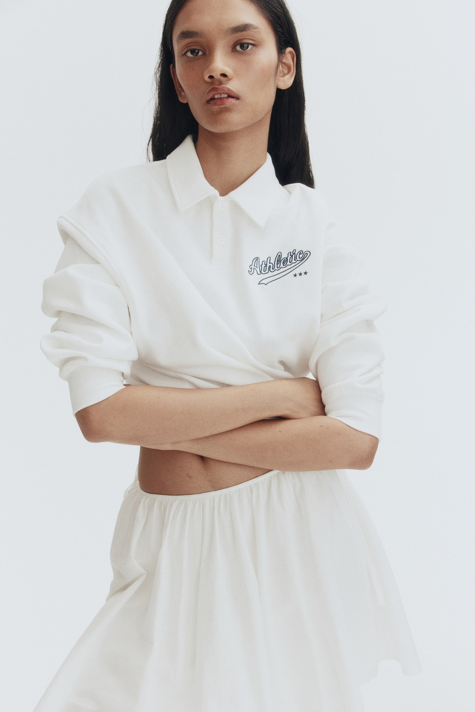 Áo rugby - Màu trắng/Athletics/Xanh tím than/Atelier de Mode/Màu đỏ/Kẻ xanh dương - 3