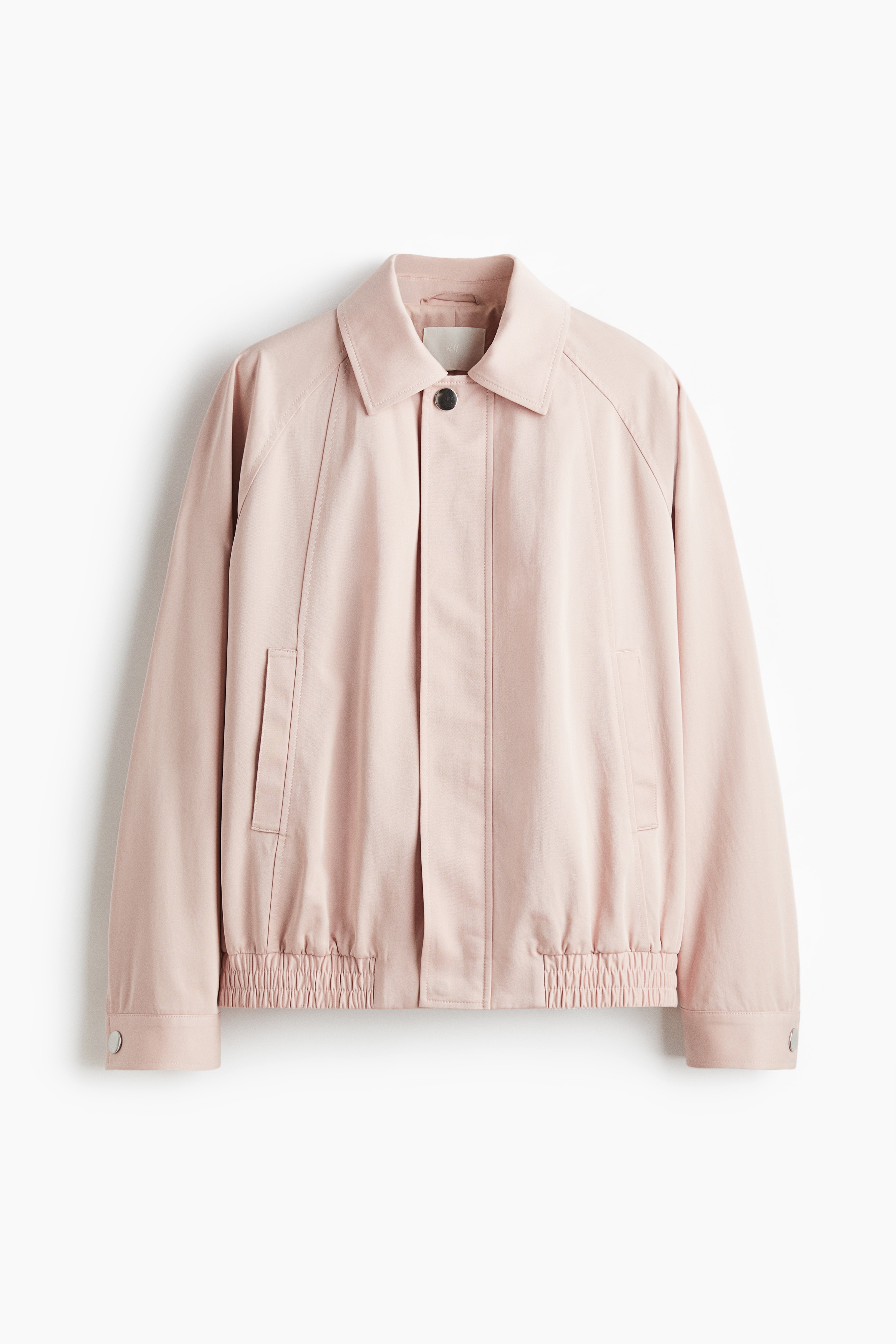 Jakna od mešavine modala - Puder ružičasta