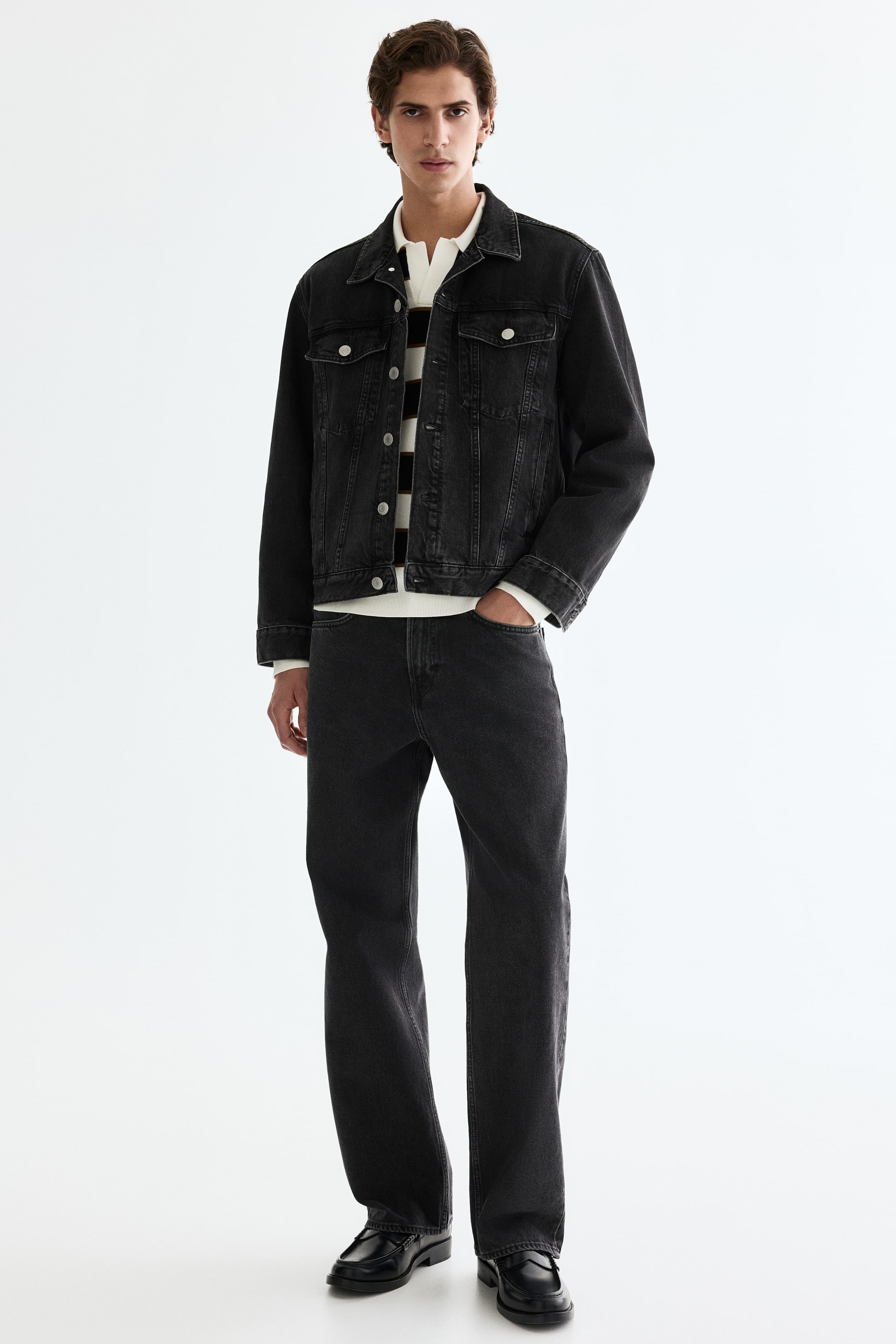 Мужские куртки H&M Denim Trucker Jacket — фото 3