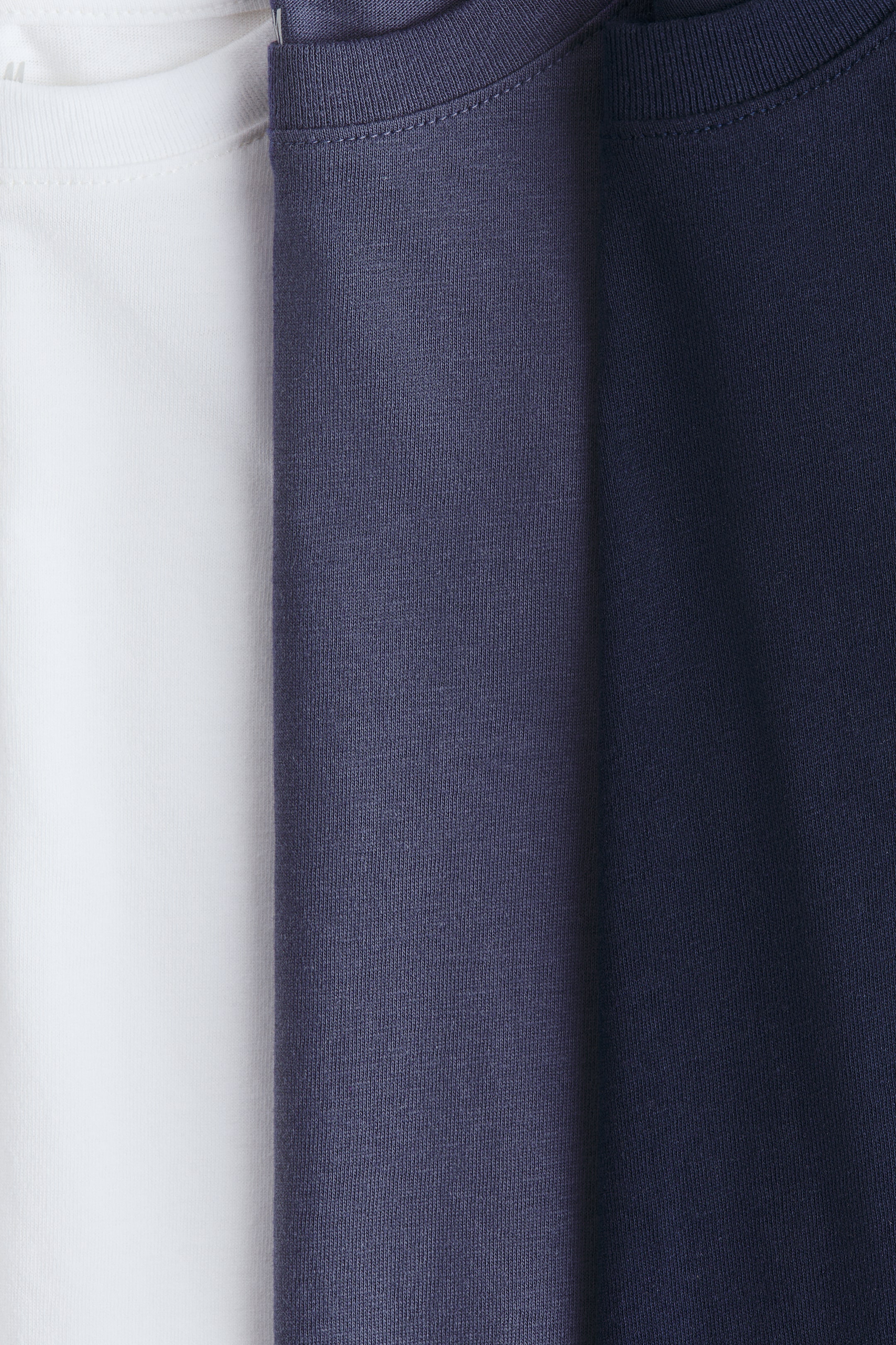 Xem ảnh lớn hơn: Bộ 3 áo thun dài tay - Màu trắng/Xanh dương - Kids | H&M VN 2