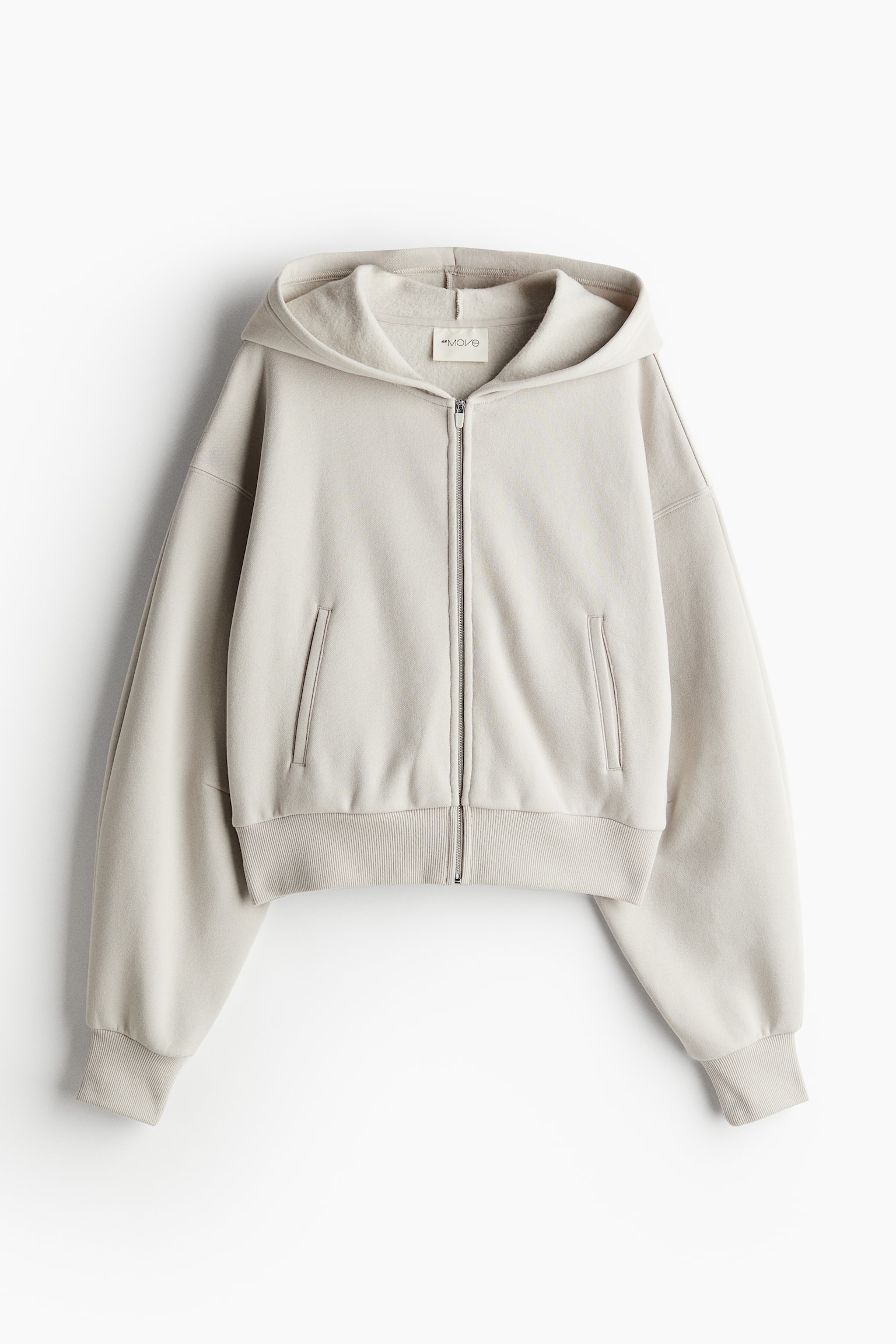 Zip Up Activewear Hoodie - Light beige/White/Black/Mole/Light grey marle - 2