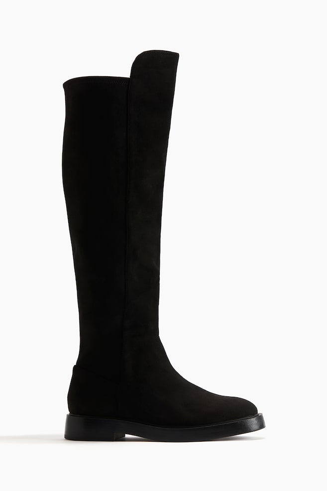 Bottes de hauteur genou - Noir - 1