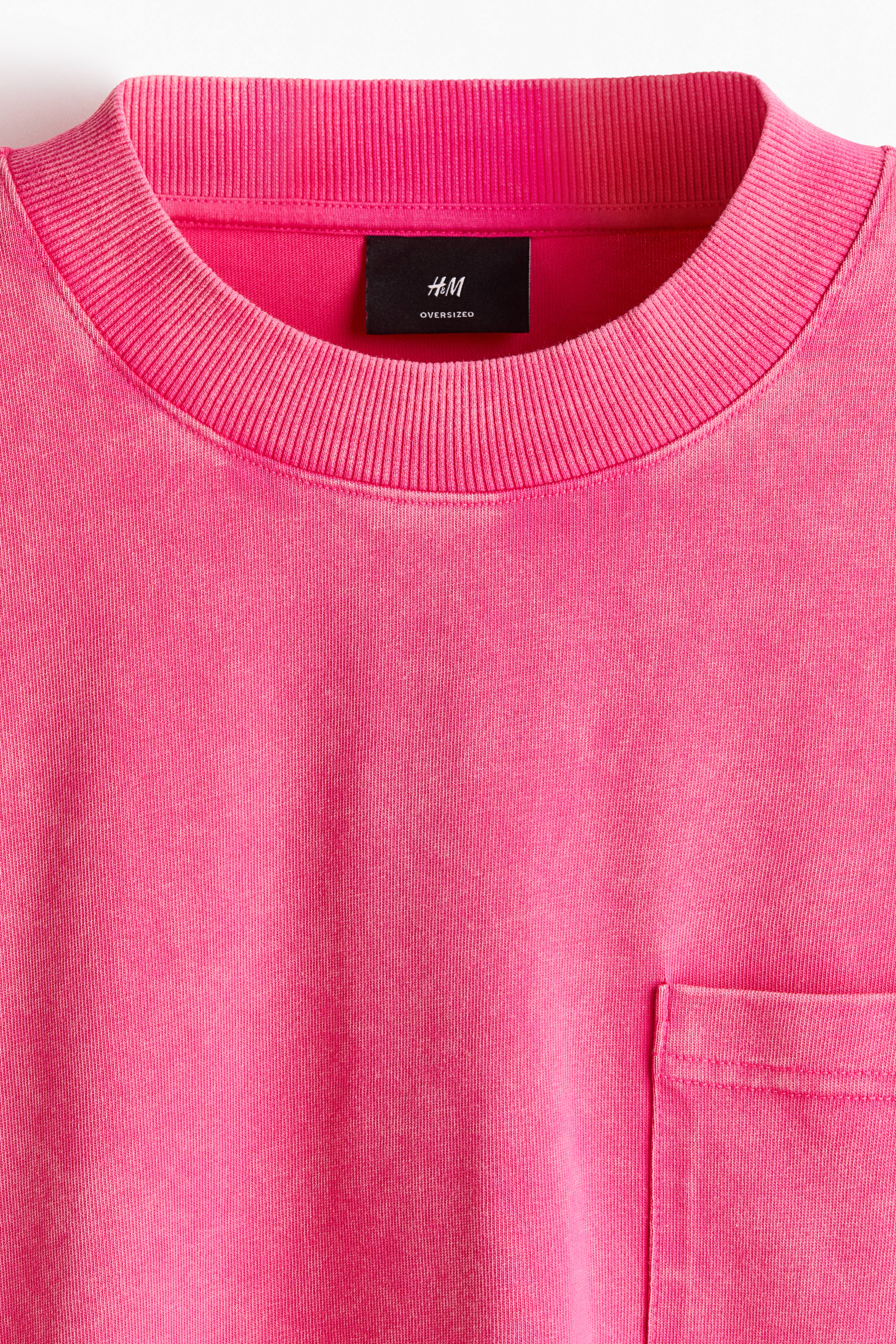 T-shirt à effet superposé ample en coton