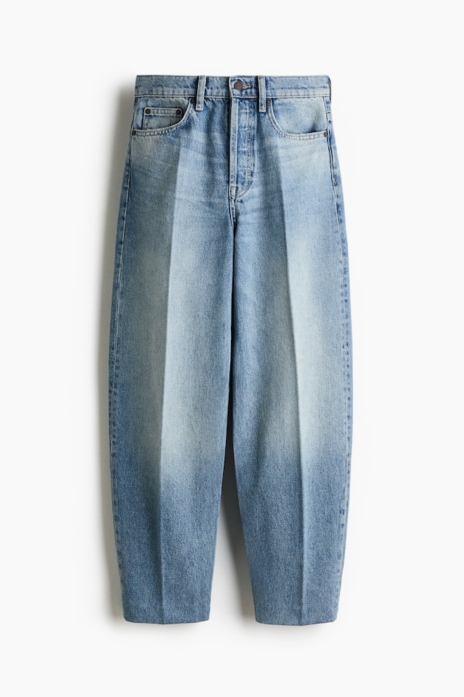 Barrel High Ankle Jeans - Blu denim/Blu denim chiaro/Blu denim pallido/Giallo/Blu denim/Grigio - 1