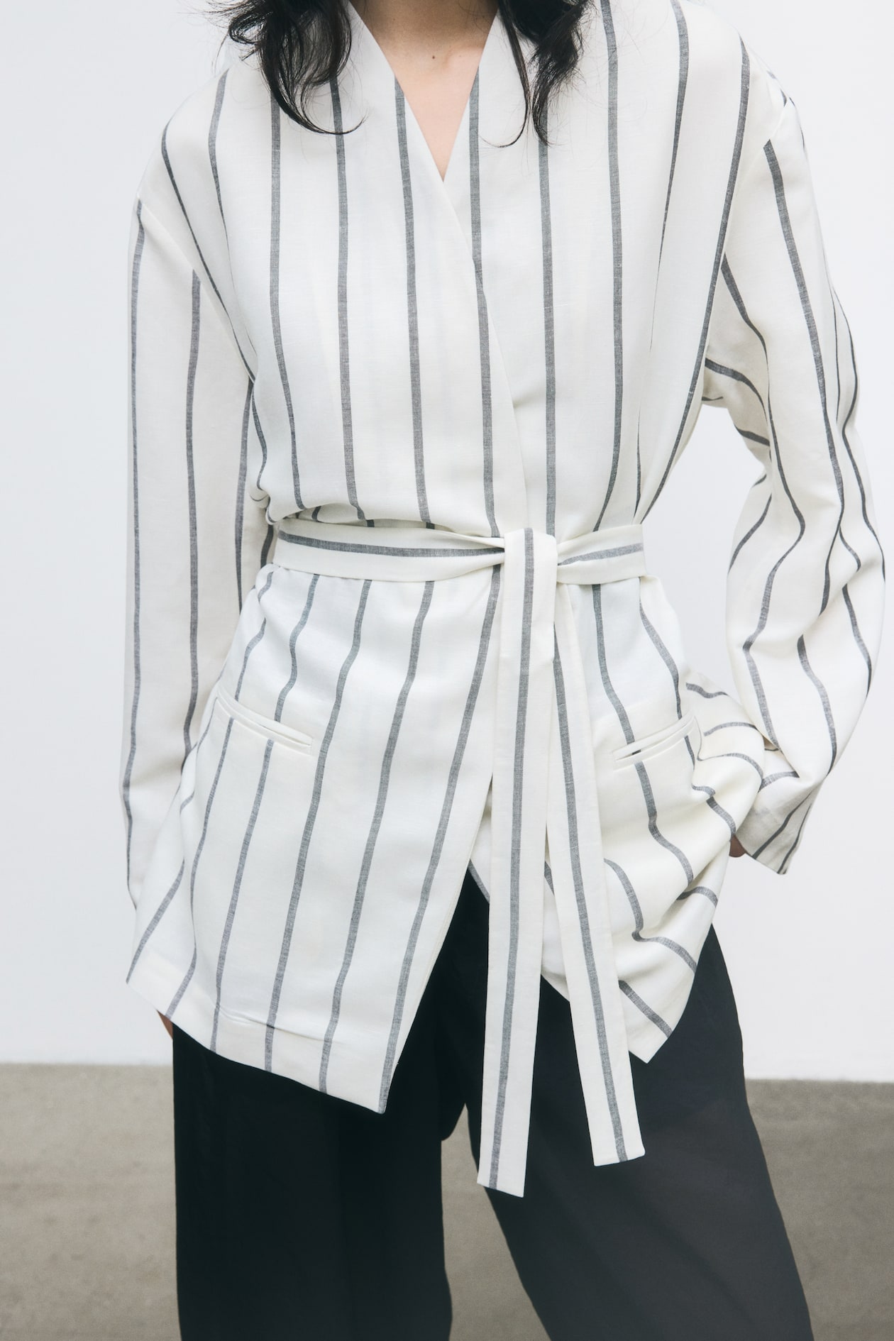 Linen-Blend Jacket - image 5
