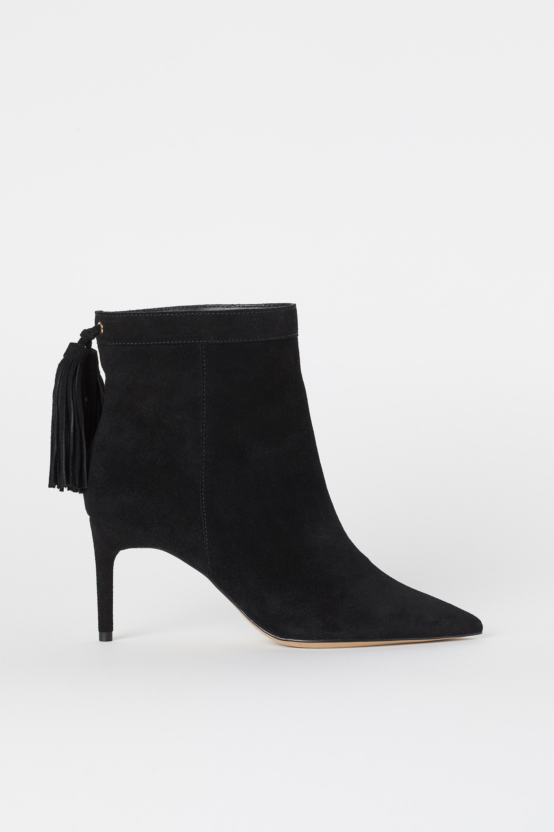 Agrandir l'image: Bottines en suède - Noir - FEMME | H&M FR 1