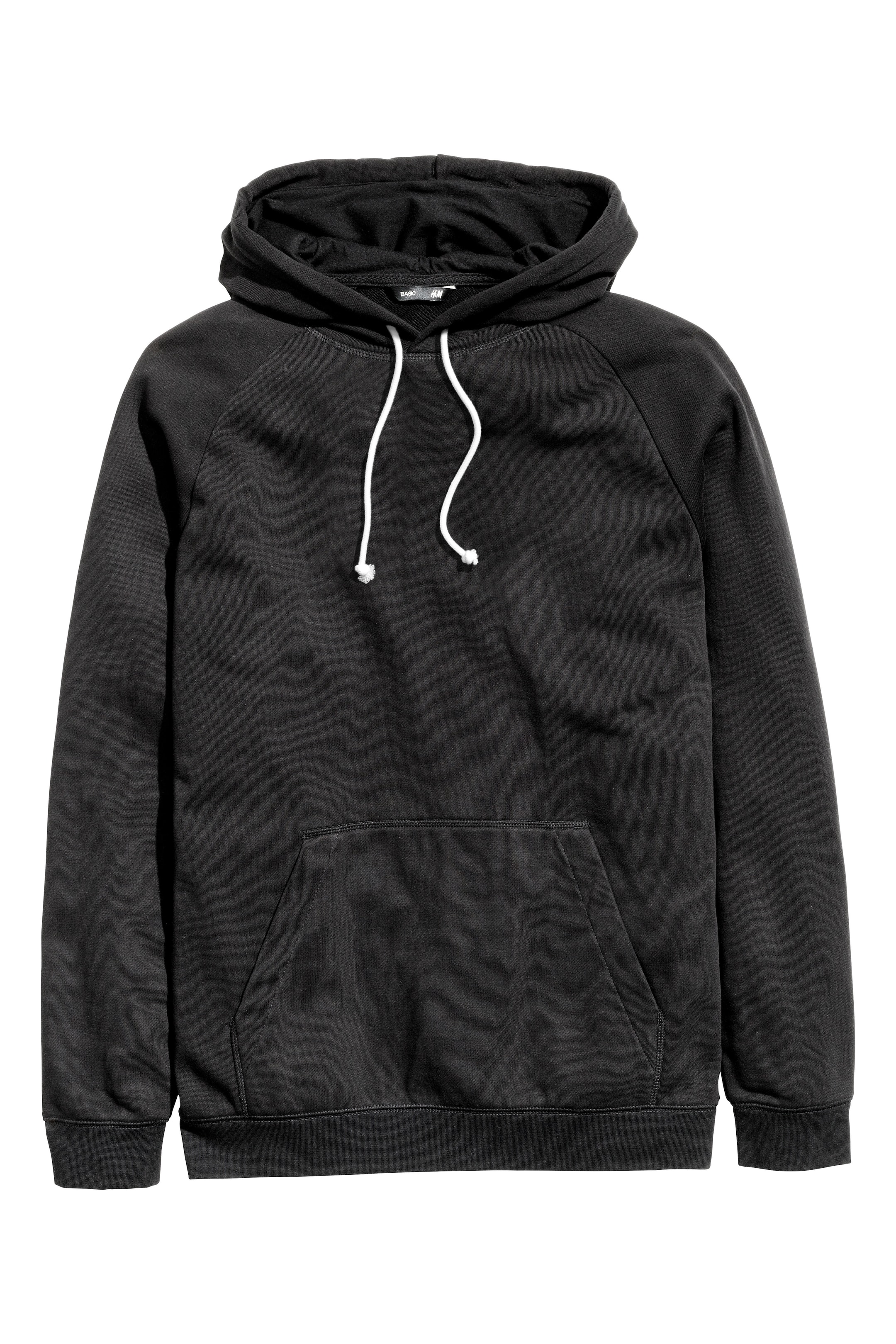 View larger image: Hooded top - Black - Men | H&M GB 1