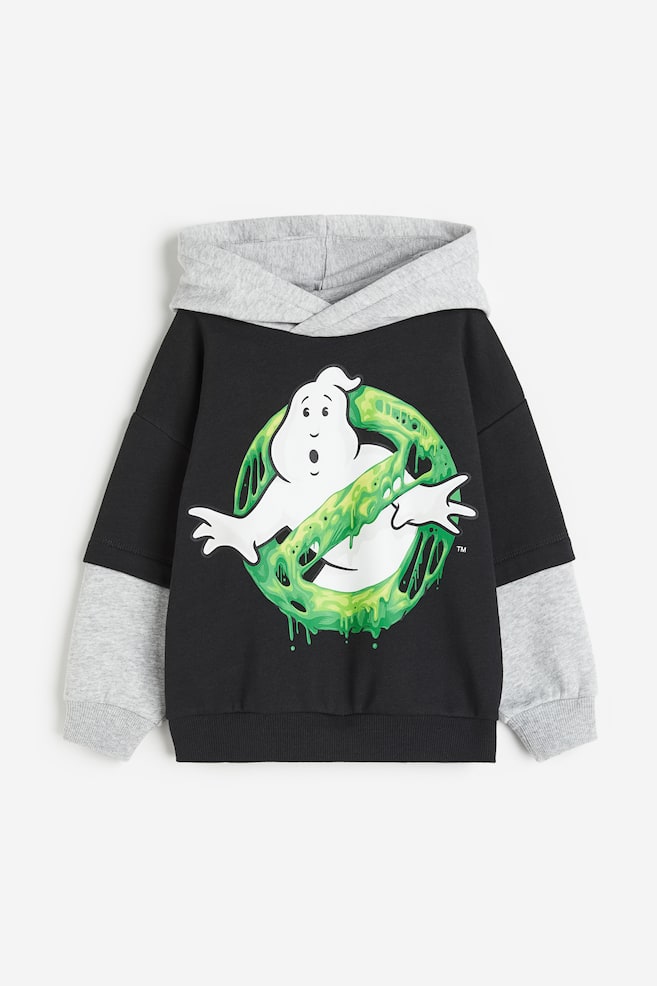 Printed hoodie - Black/Ghostbusters - 1