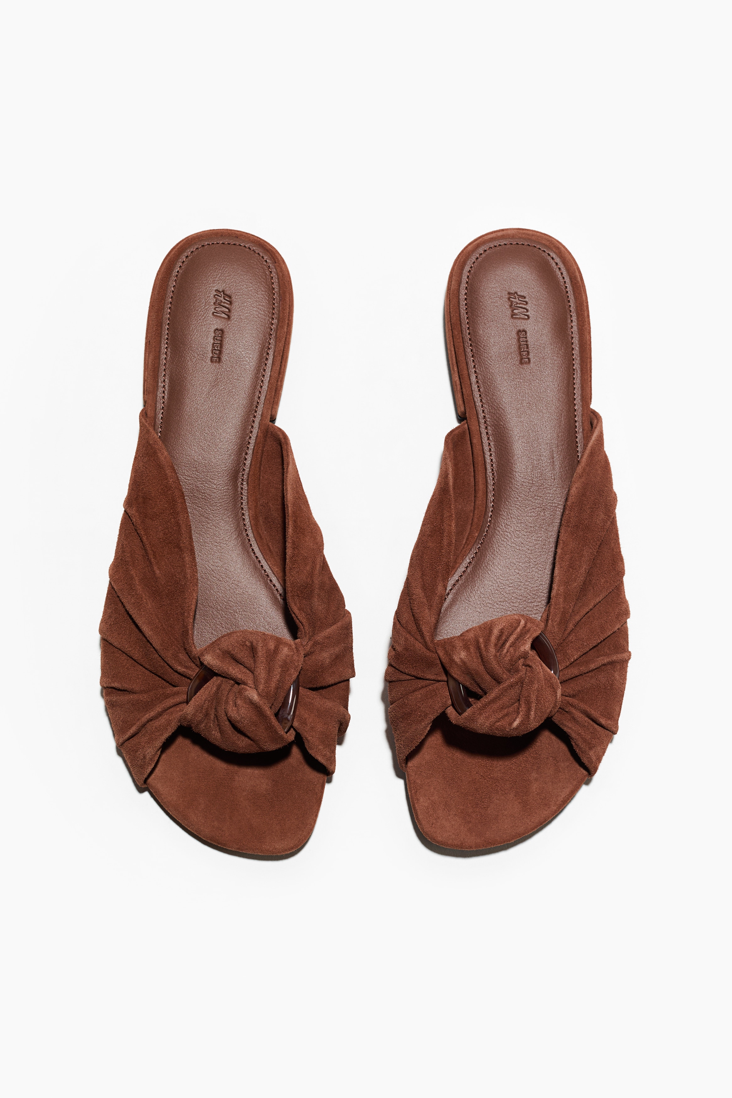 Knot-Detail Suede Sandals from H&M - $84.99