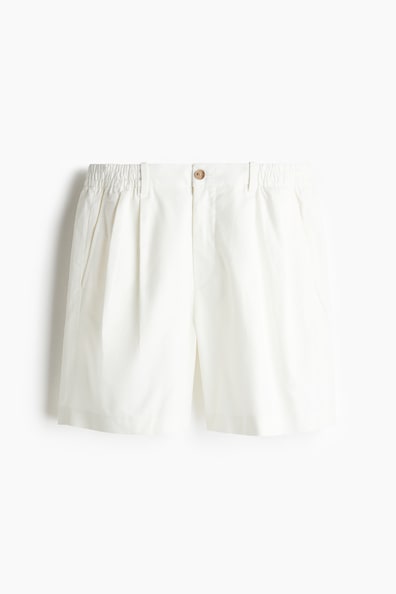 リラックスフィット リネンブレンドショートパンツ