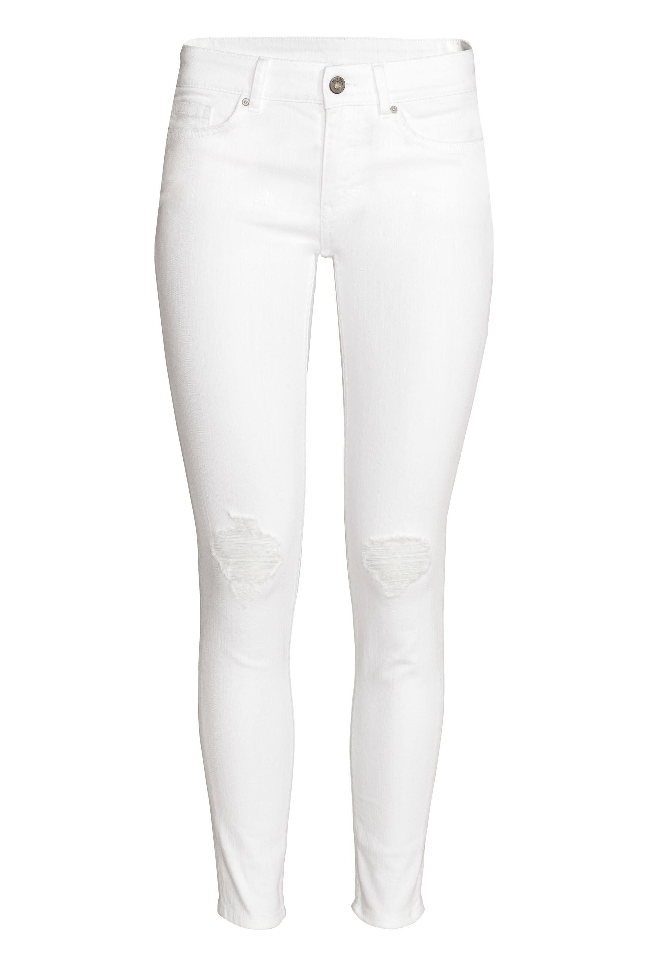 Agrandir l'image: Super Skinny Ankle Jeans - Blanc - FEMME | H&M FR 1